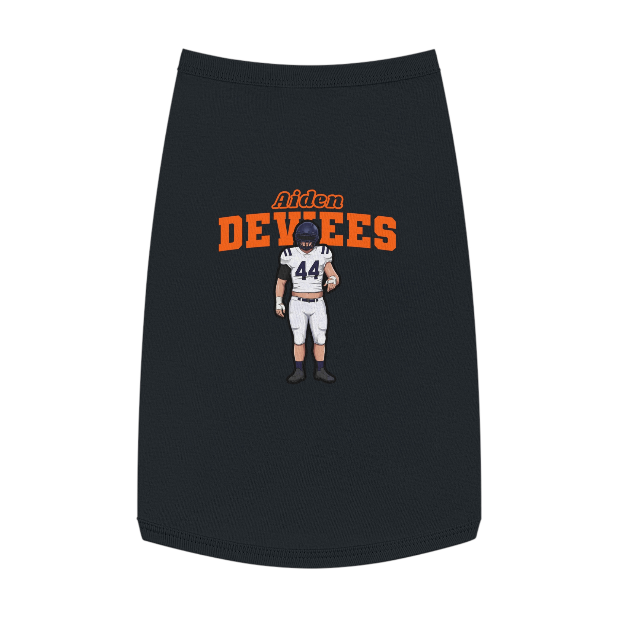 Pet Tank Top — character_name_arch in White