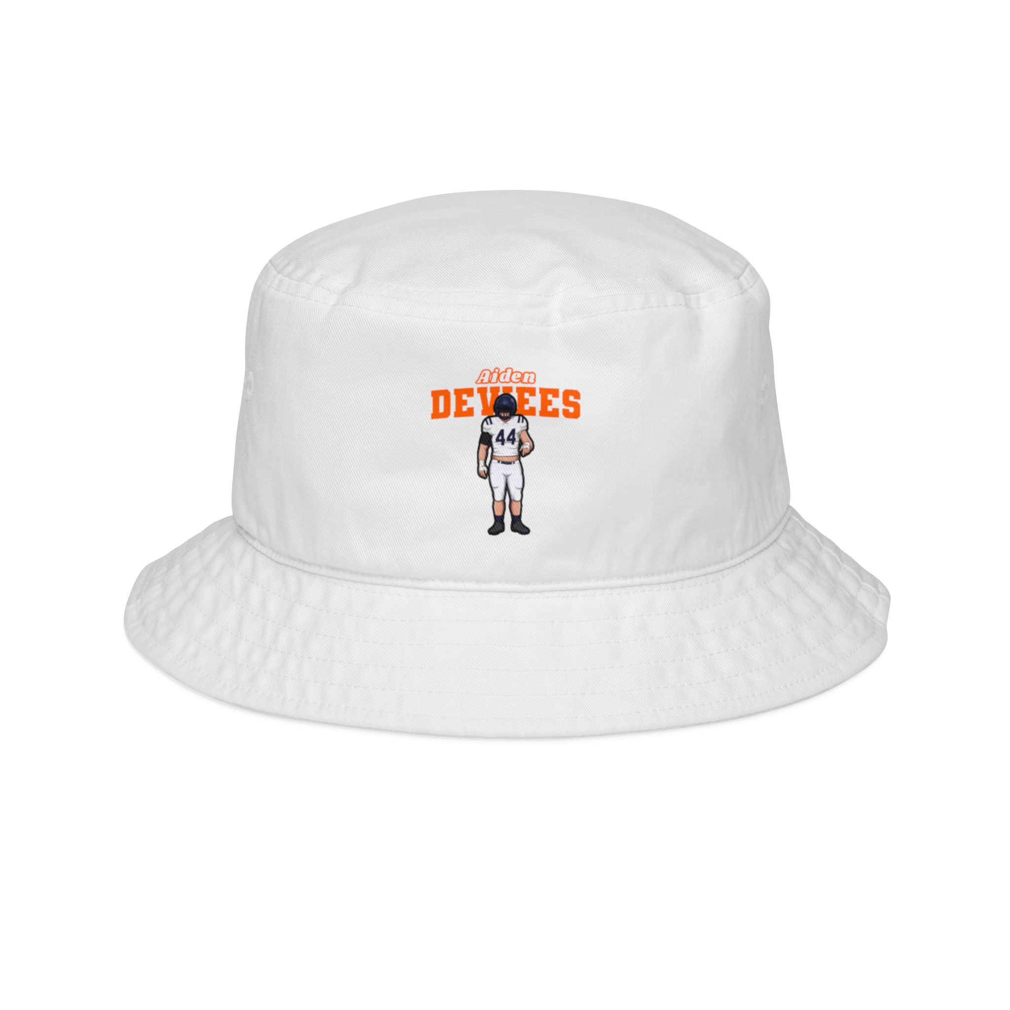 Bucket Hat — character_name_arch in White