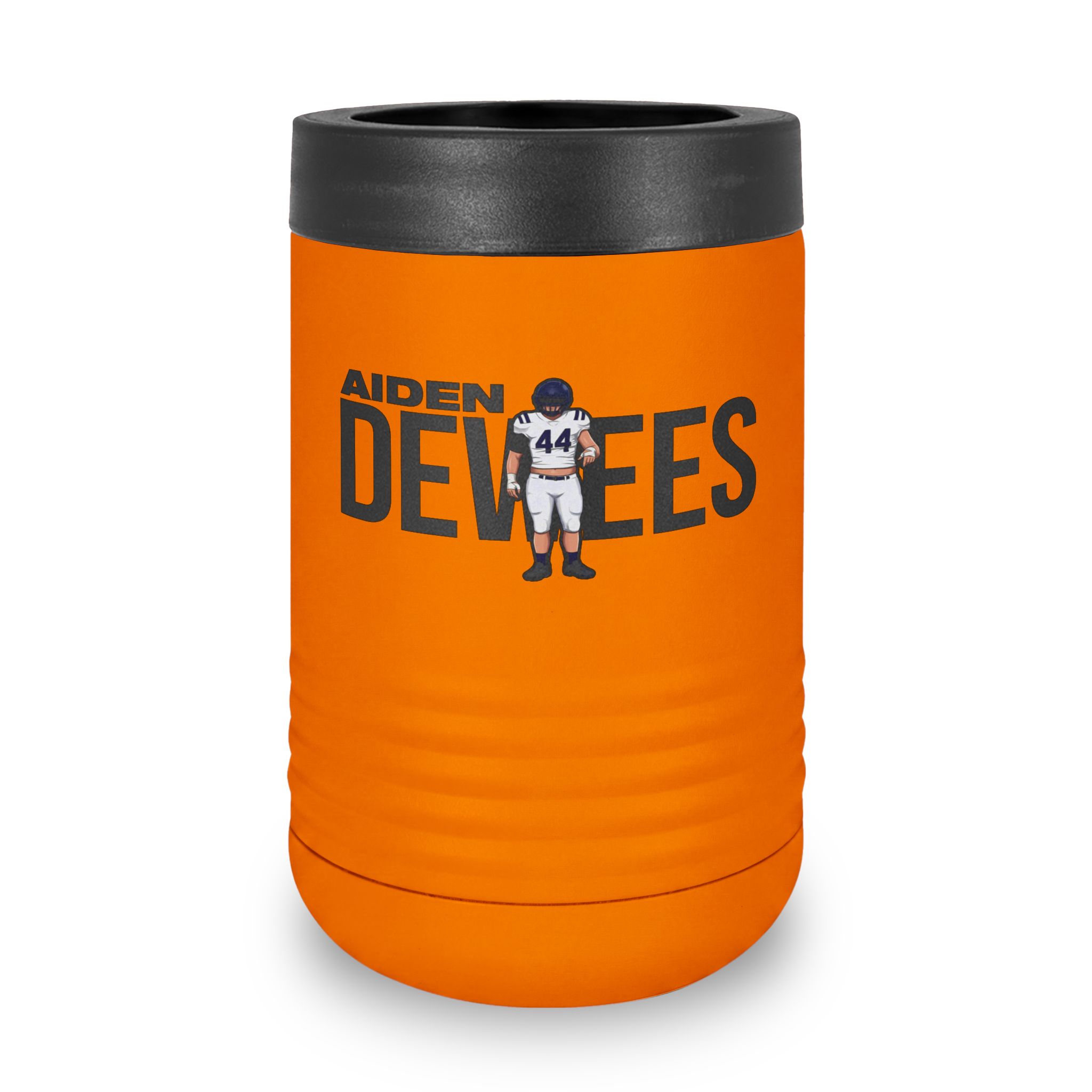 Stainless Can Cooler — character_player_name in Orange