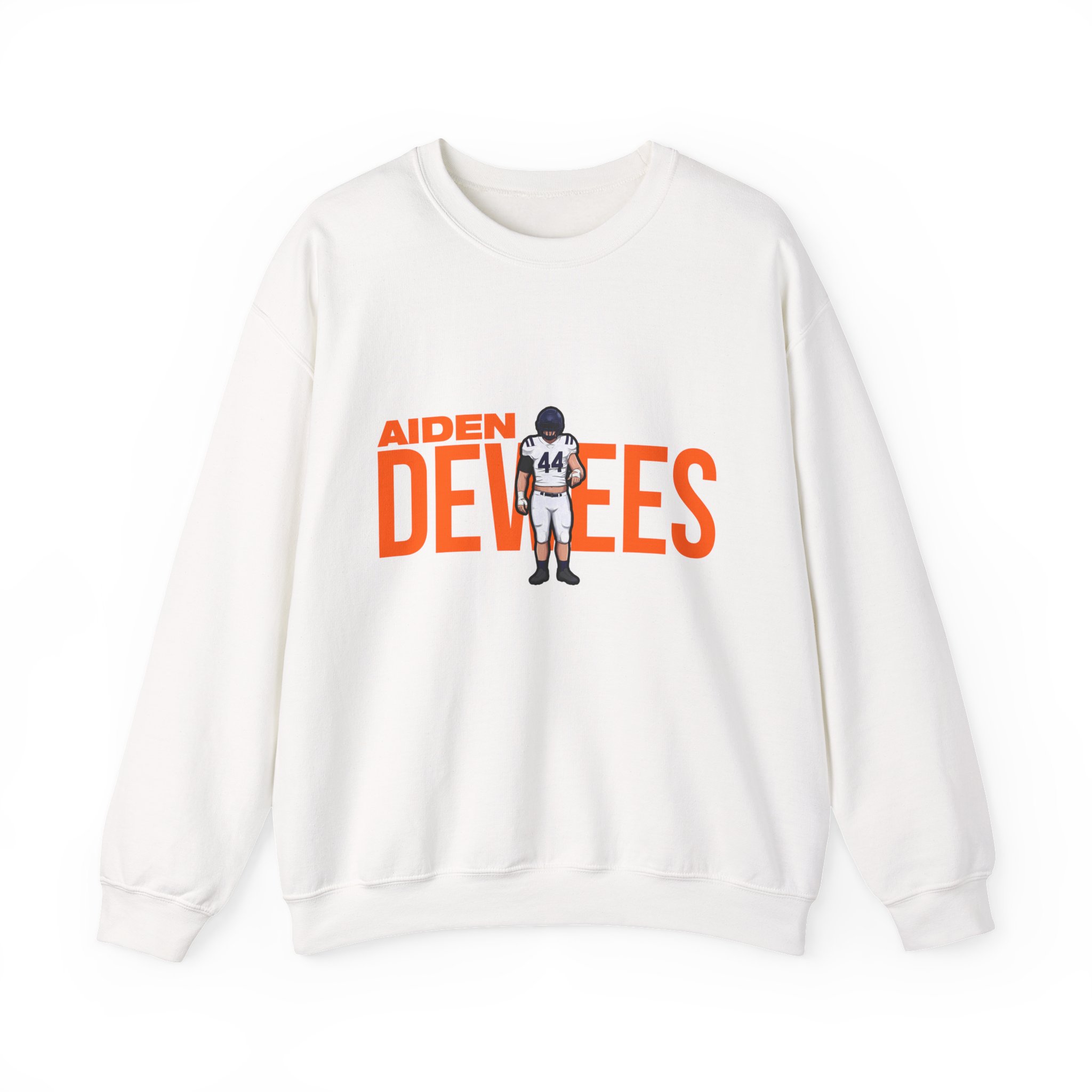 Crewneck Sweatshirt — character_player_name in White