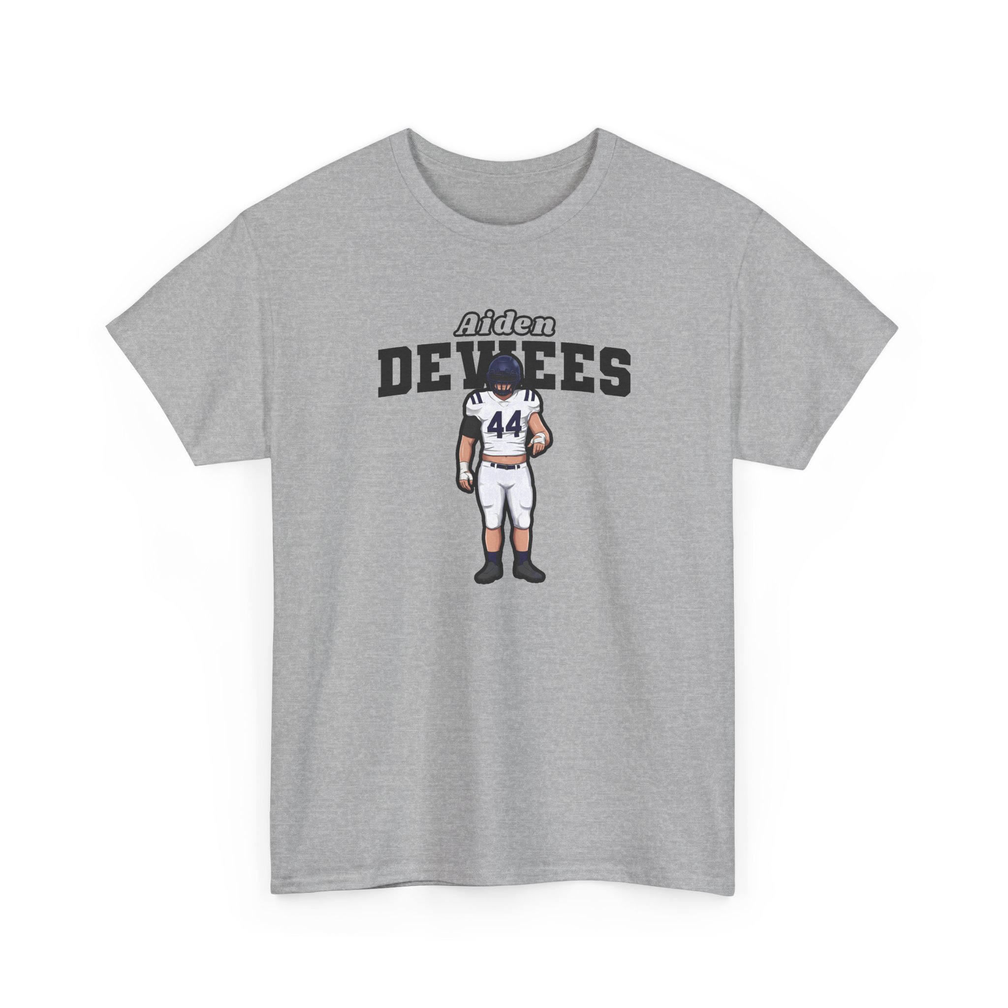 Tee — character_name_arch in Grey