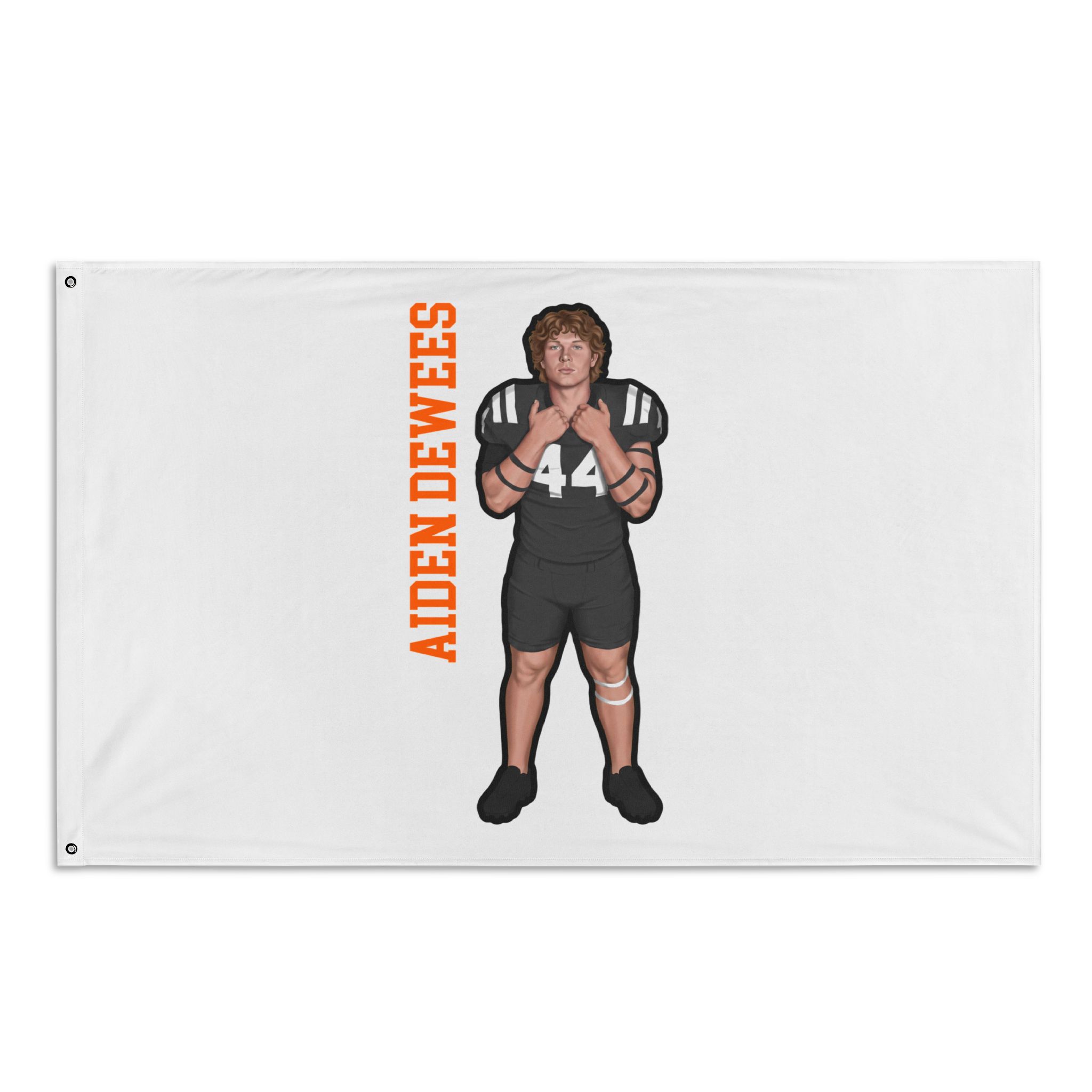 Flag (35 × 56 in) — character_name_vertical in Classic