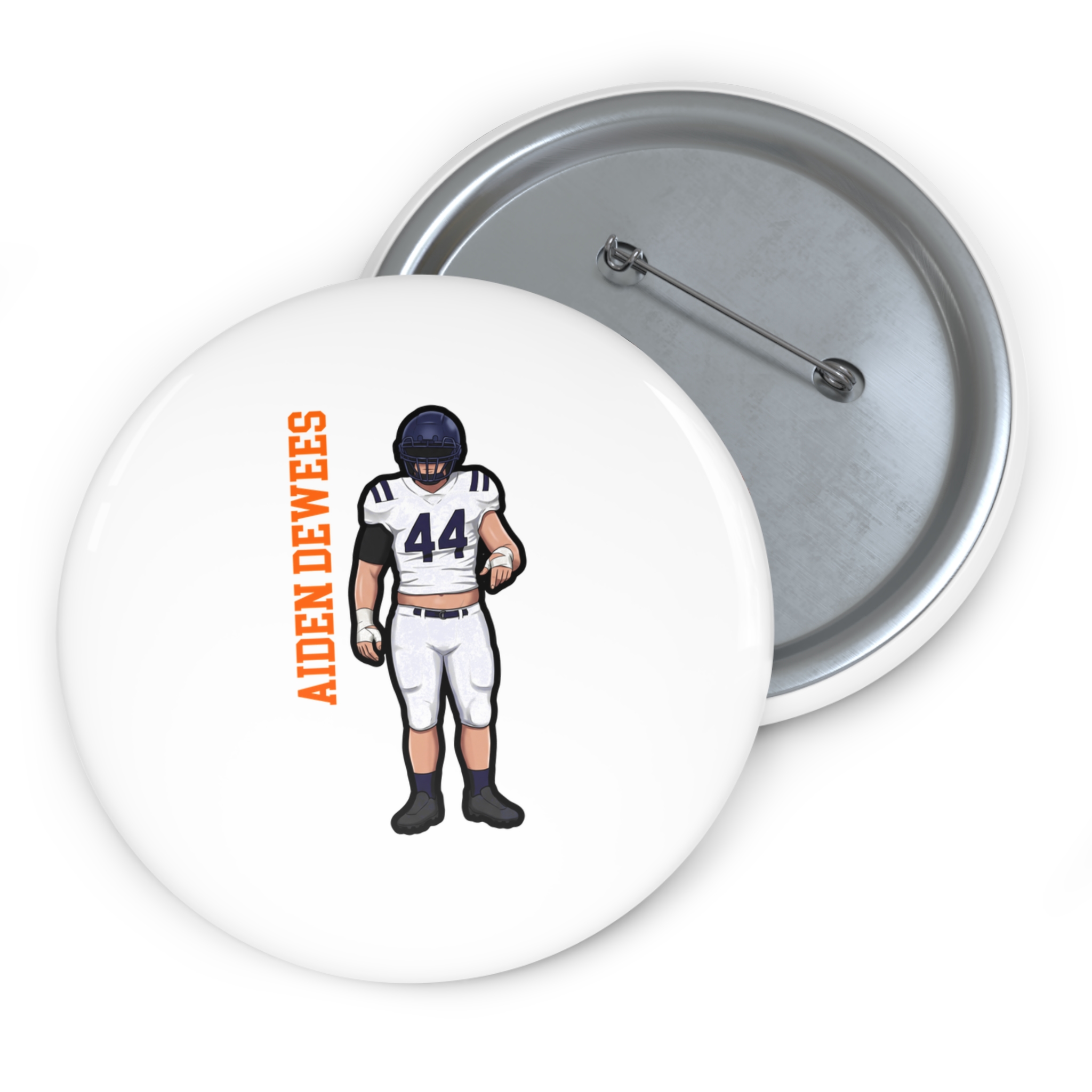 Game Day Pin — character_name_vertical in Classic