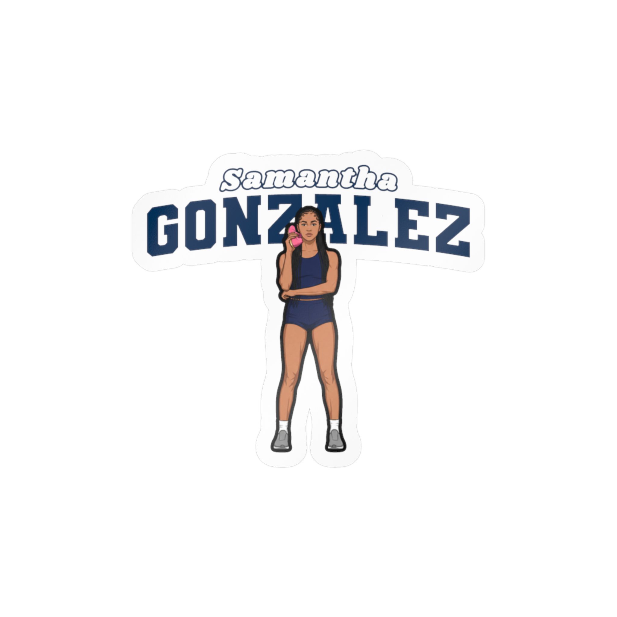 Vinyl Sticker — character_name_arch in Classic
