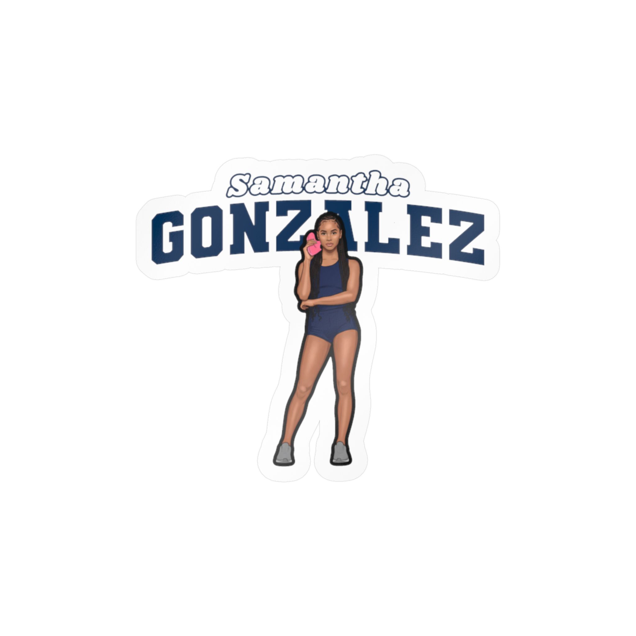 Vinyl Sticker — character_name_arch in Classic