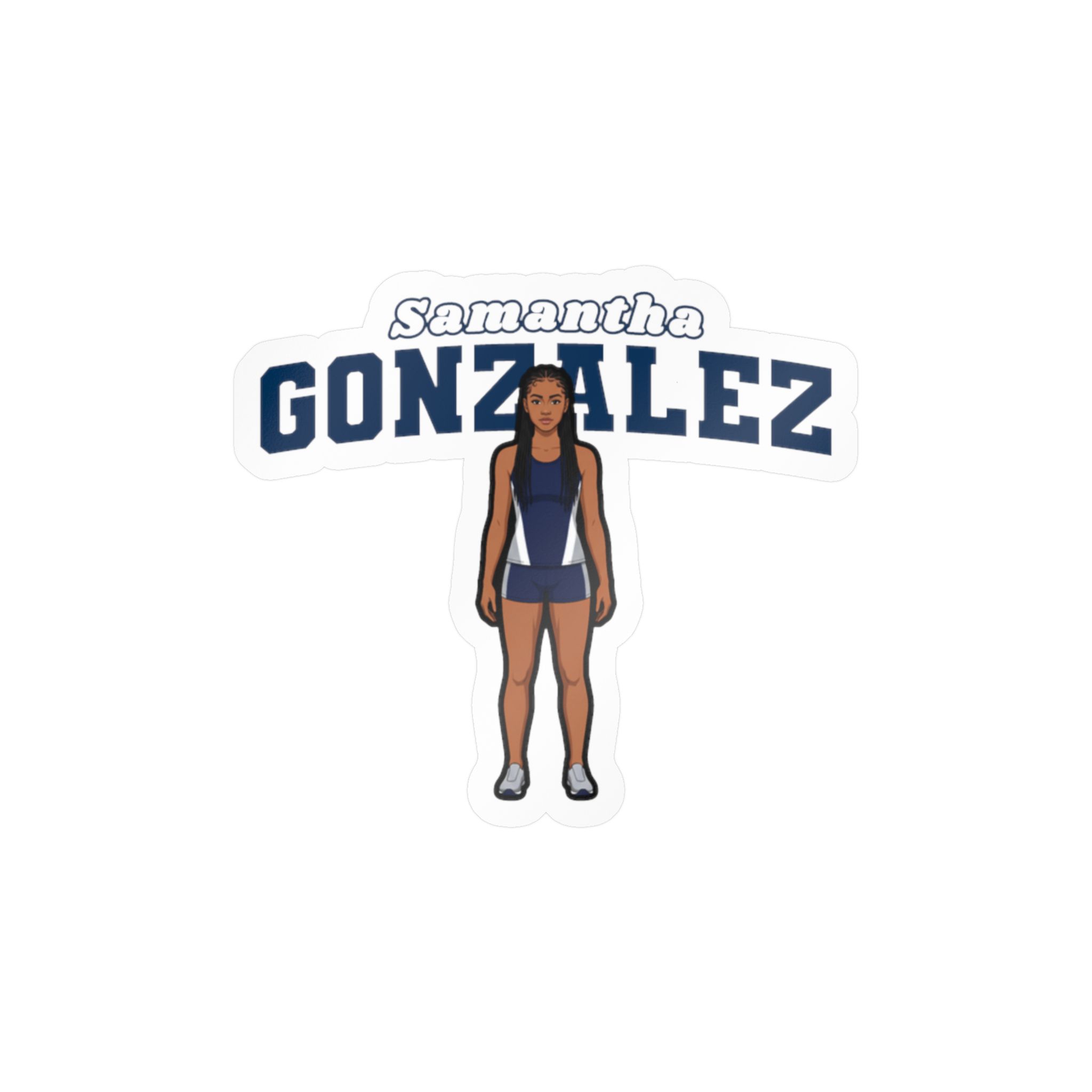 Vinyl Sticker — character_name_arch in Classic