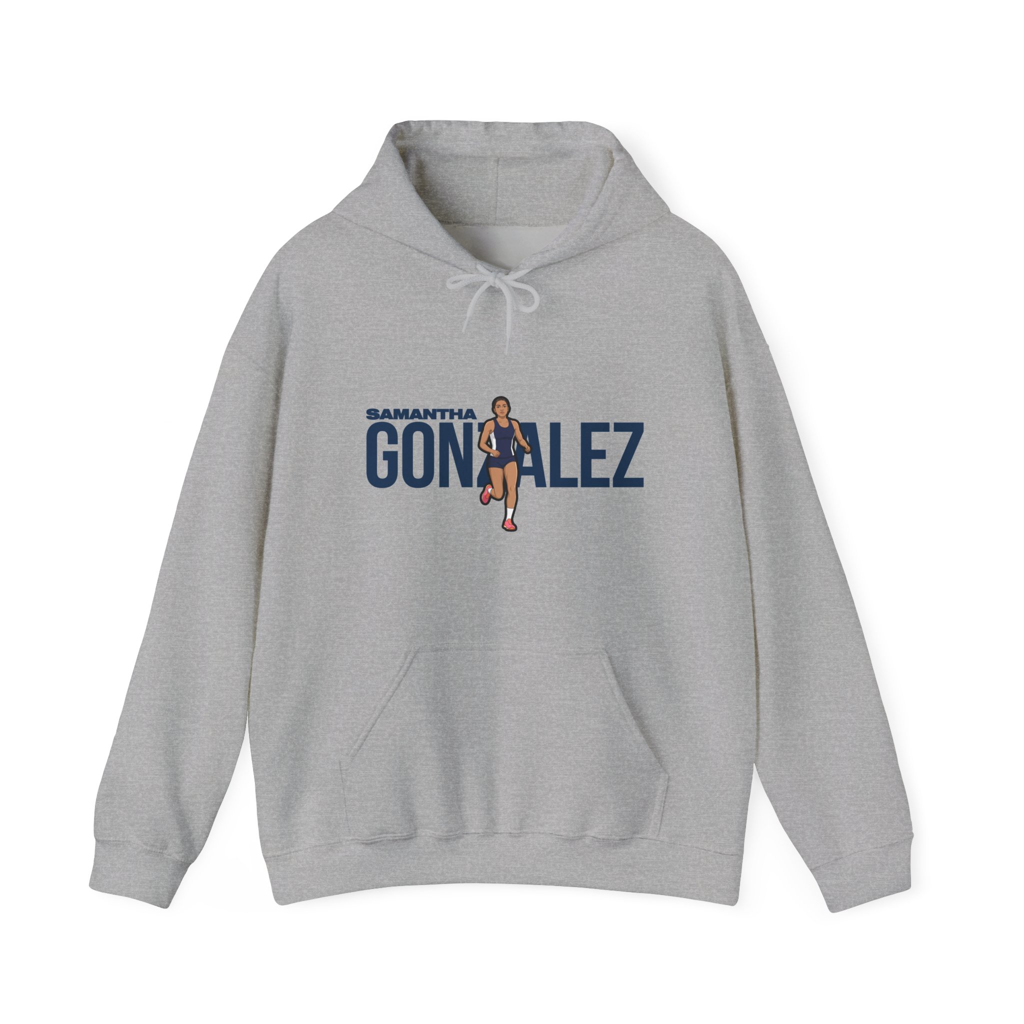 Hoodie — character_player_name in Grey