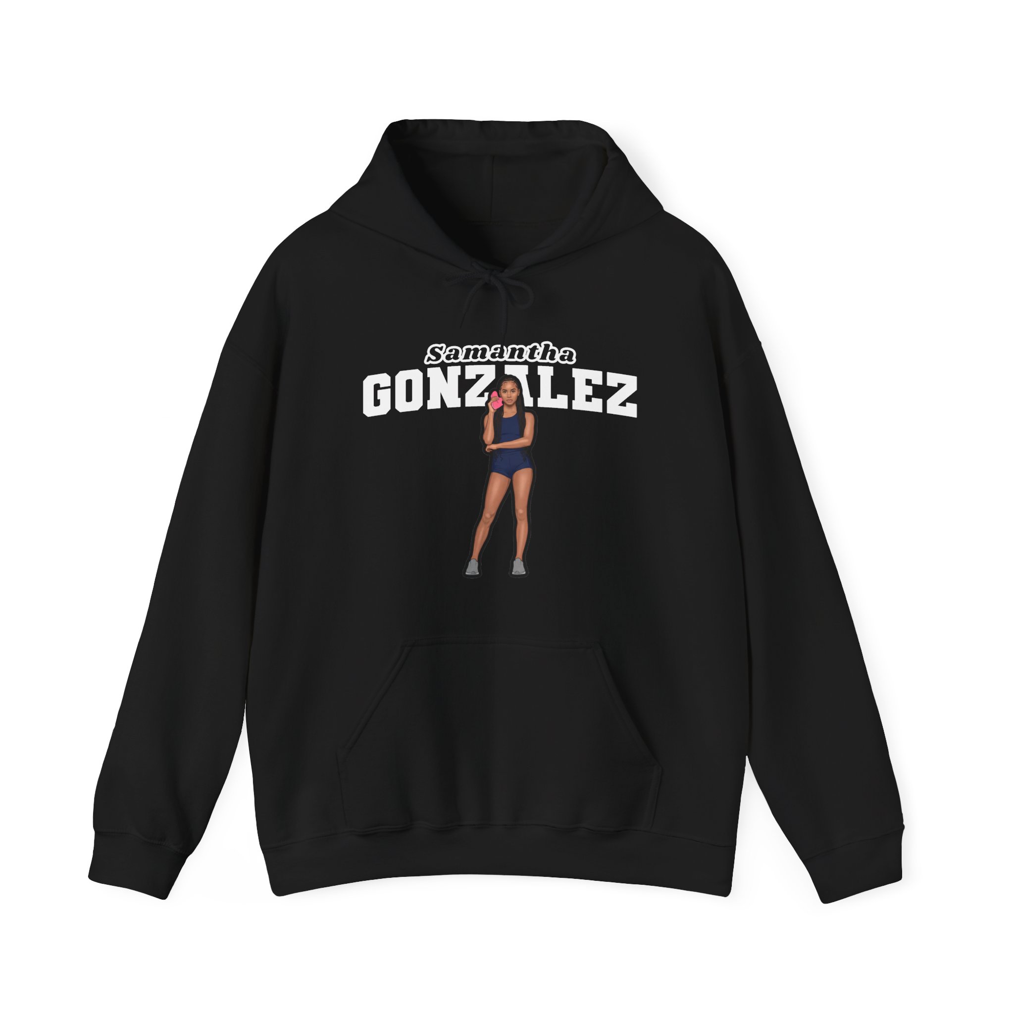Hoodie — character_name_arch in Black