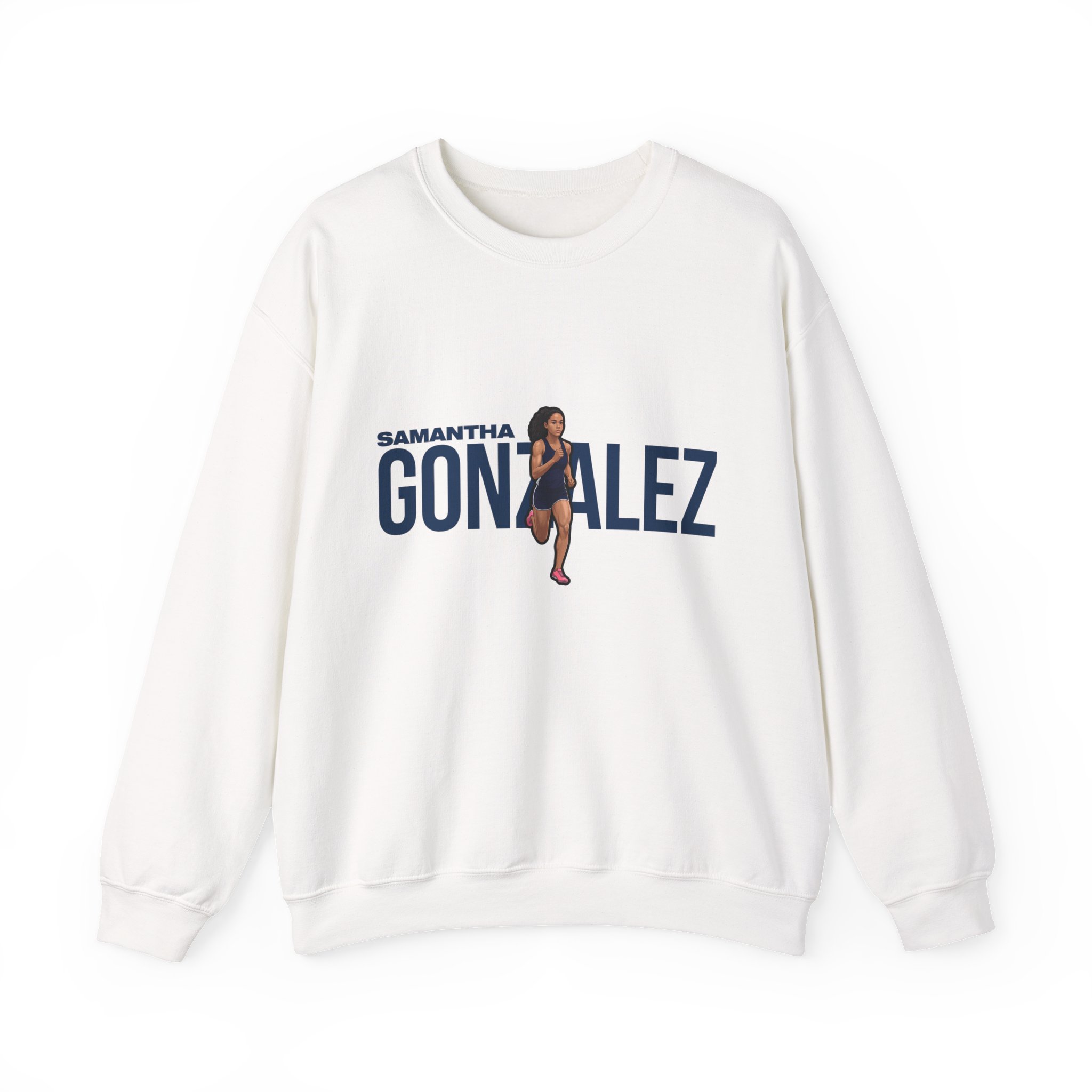 Crewneck Sweatshirt — character_player_name in White