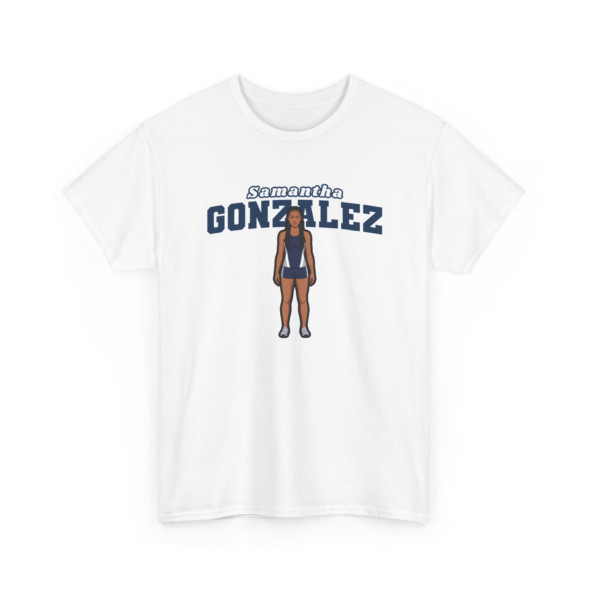 Tee — character_name_arch in White