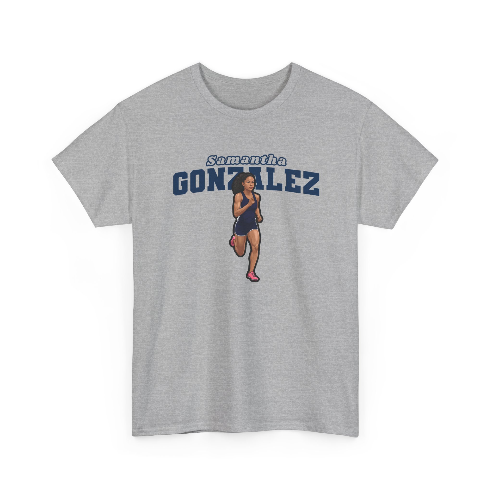 Tee — character_name_arch in Grey