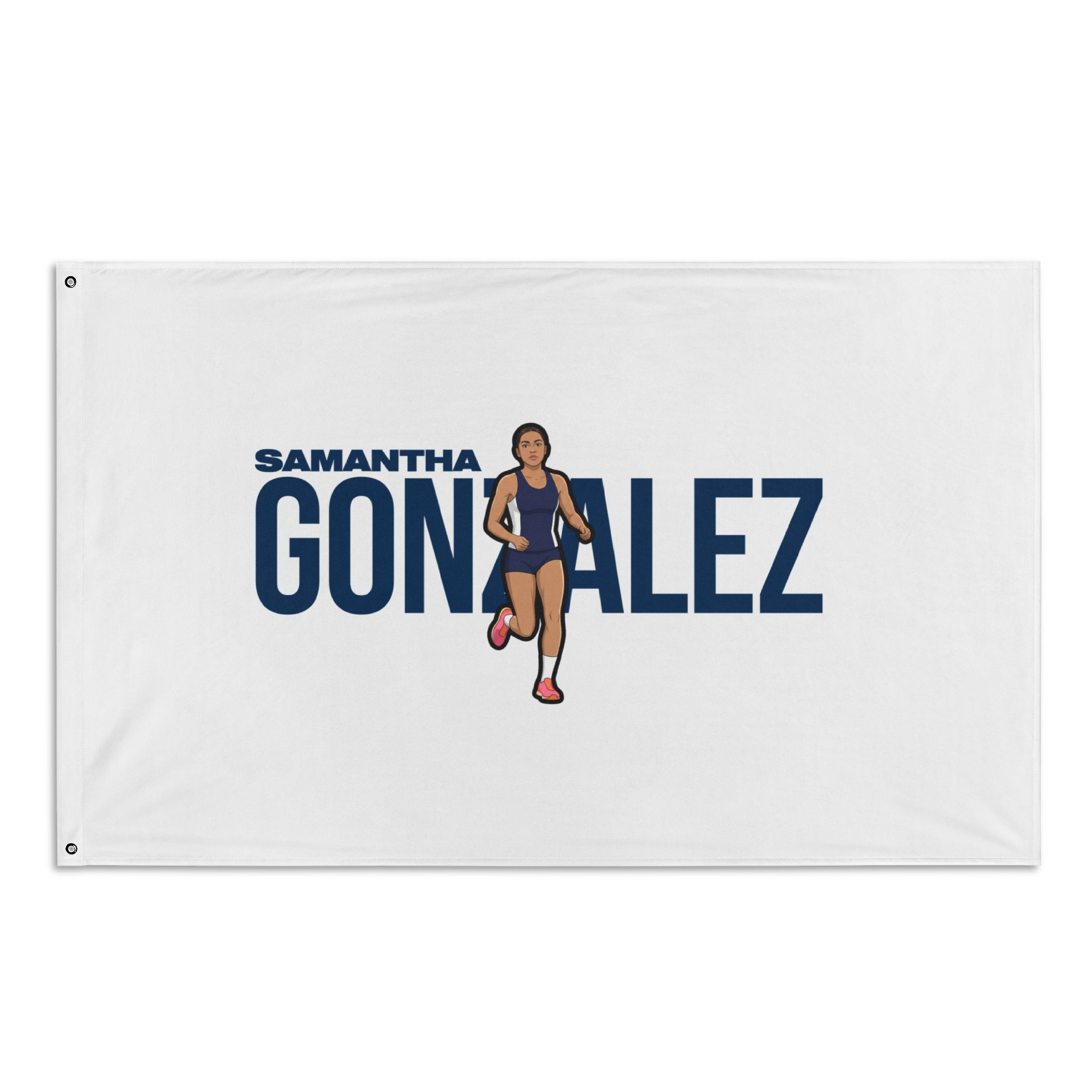 Flag (35 × 56 in) — character_player_name in Classic