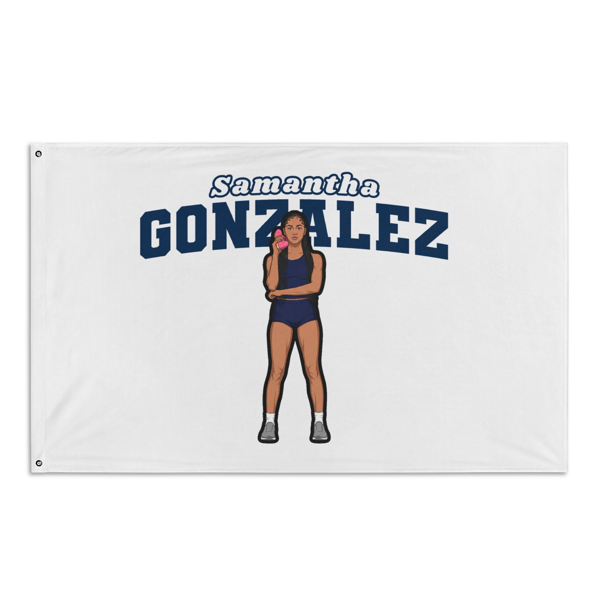 Flag (35 × 56 in) — character_name_arch in Classic