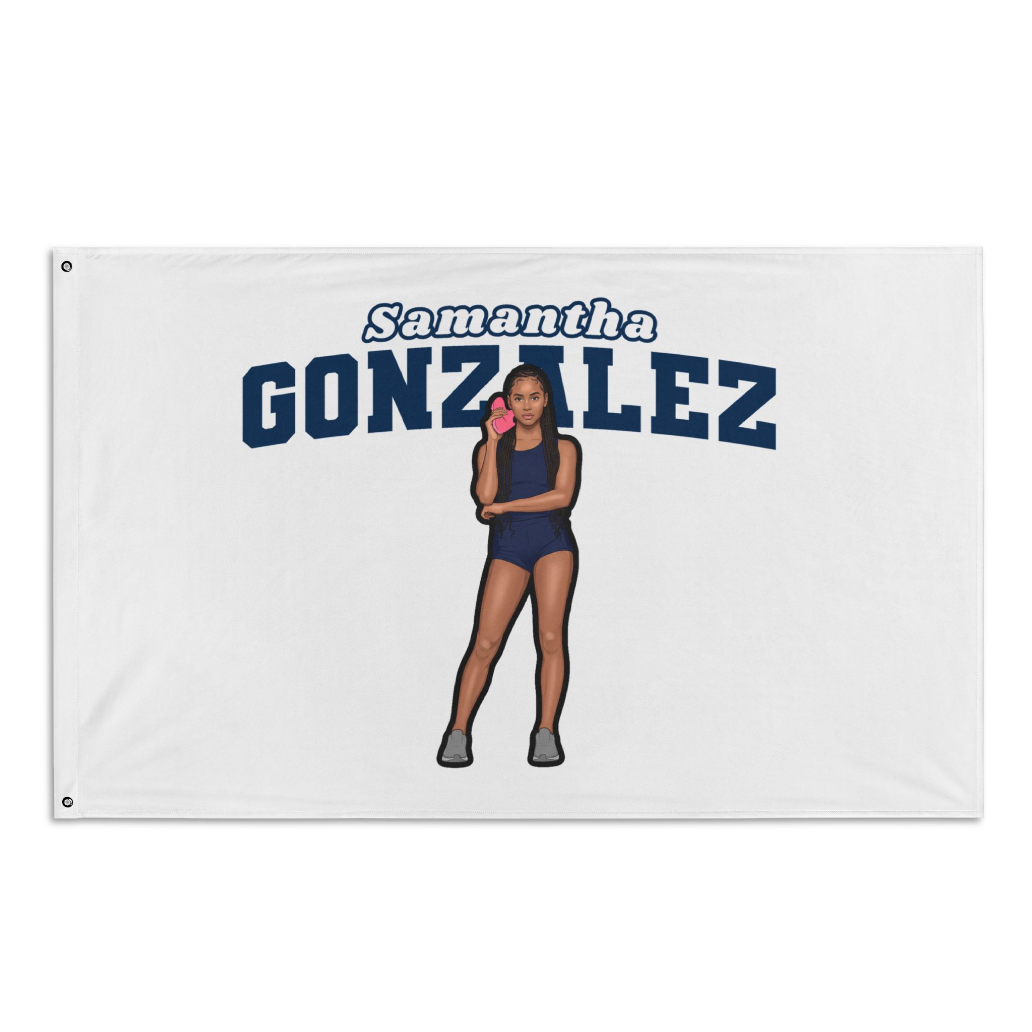 Flag (35 × 56 in) — character_name_arch in Classic