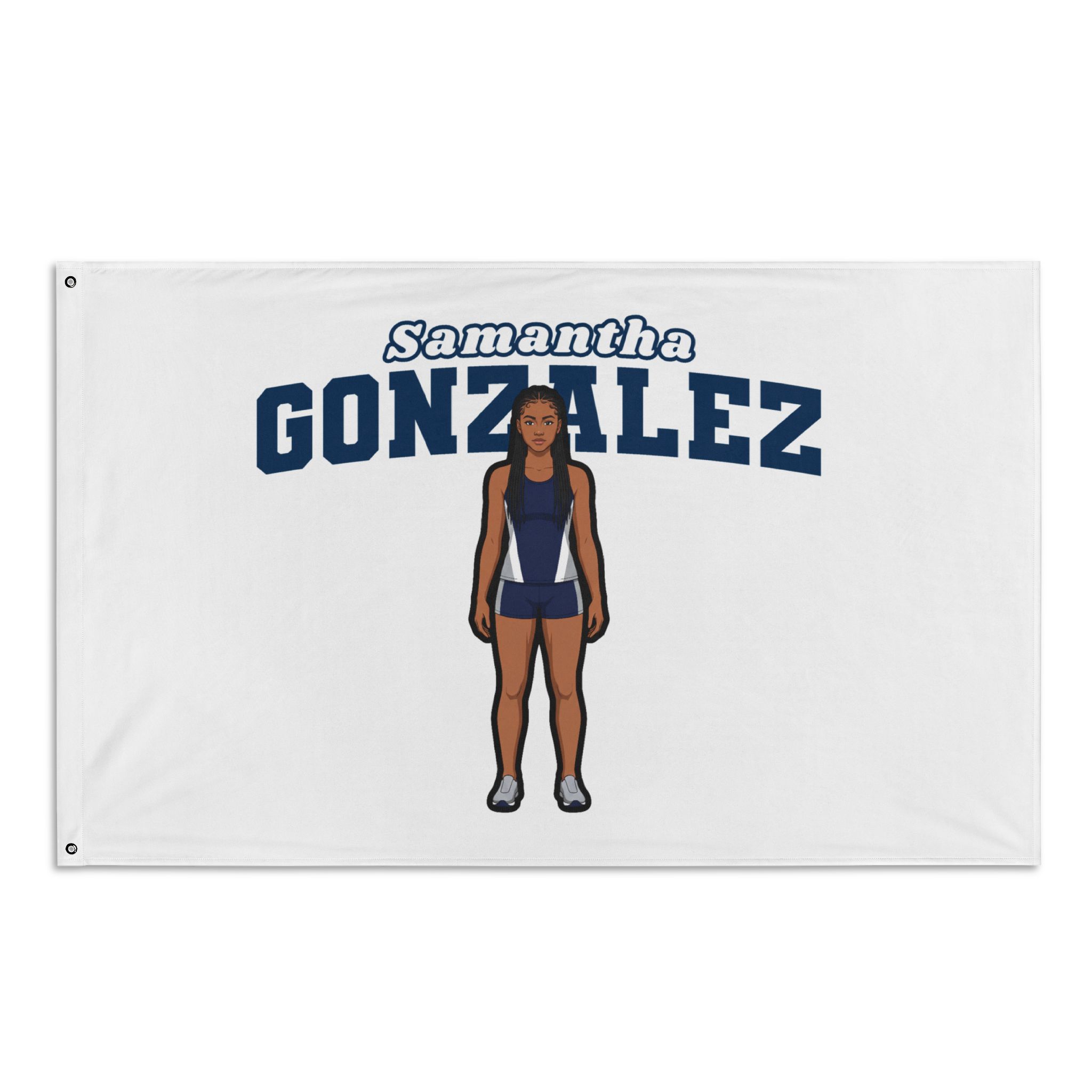 Flag (35 × 56 in) — character_name_arch in Classic