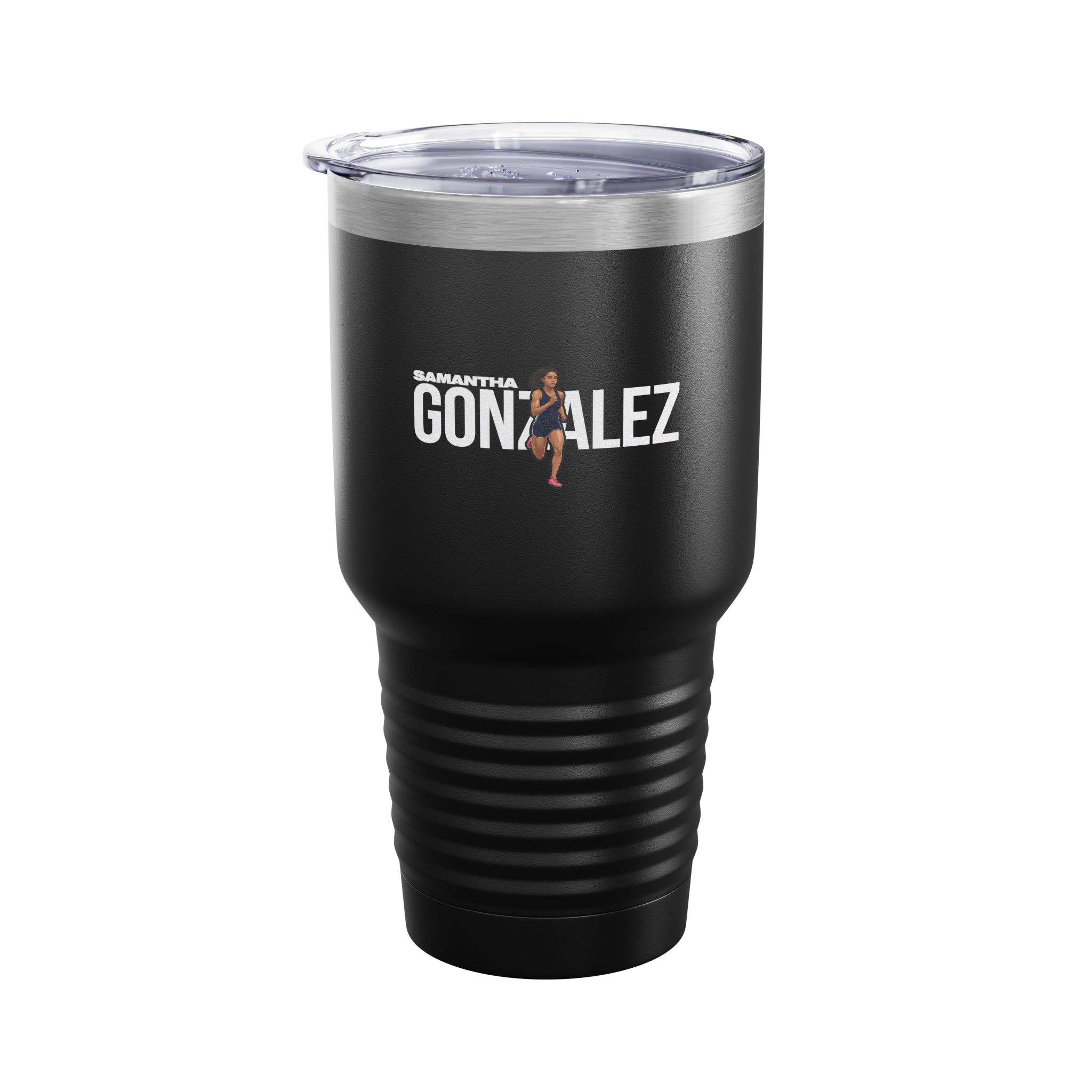 30oz Tumbler — character_player_name in Black