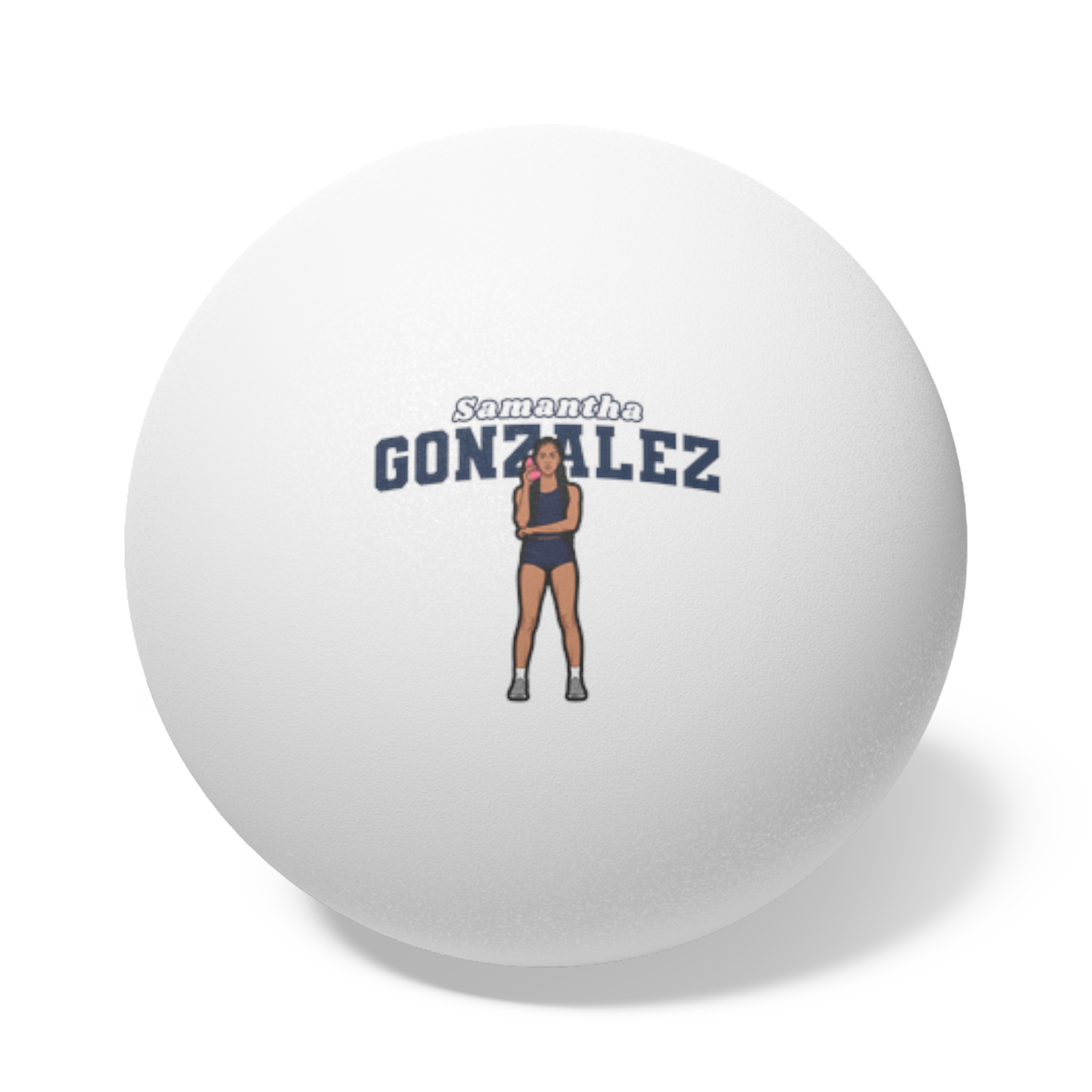 Ping Pong Balls, 6 pcs — character_name_arch in White