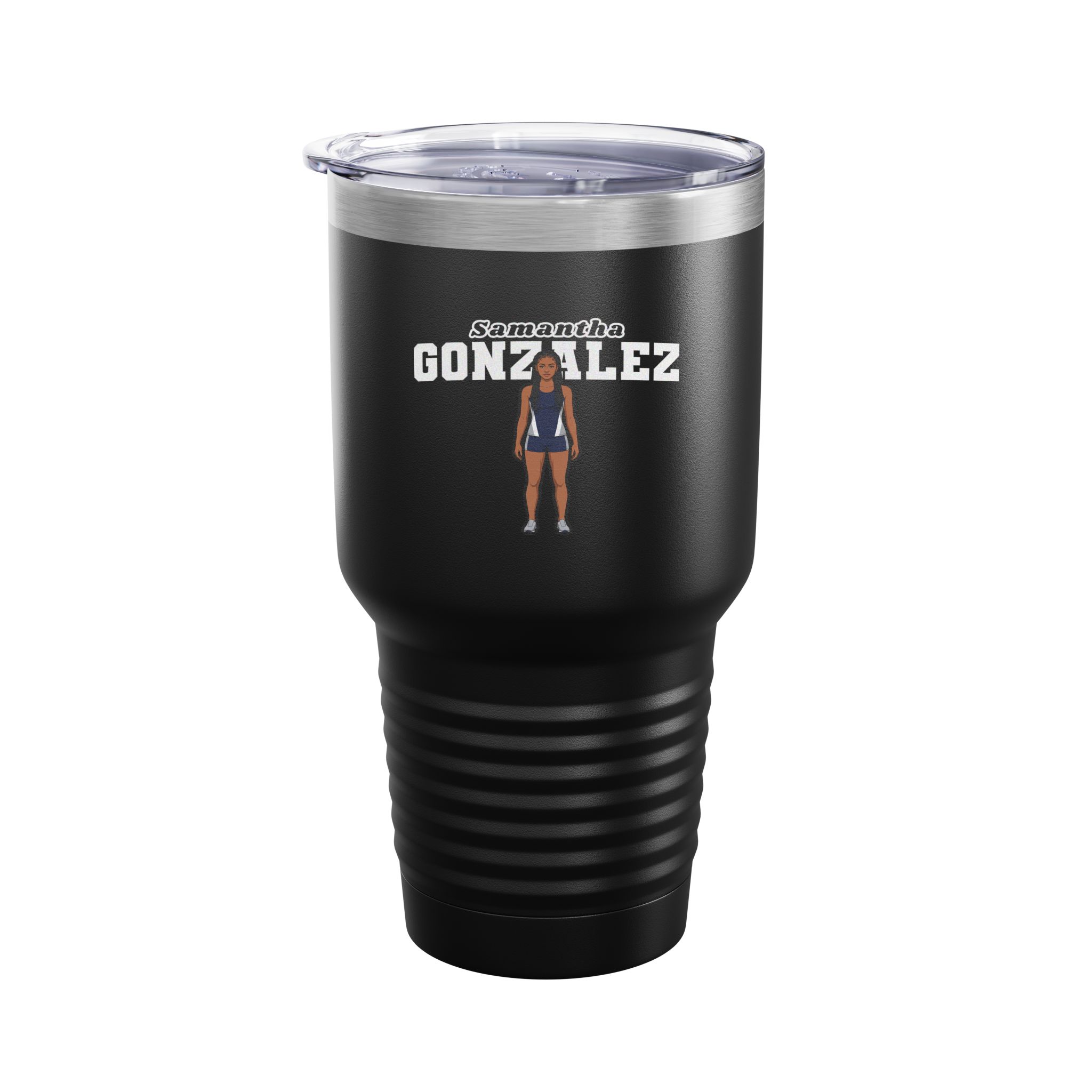 30oz Tumbler — character_name_arch in Black