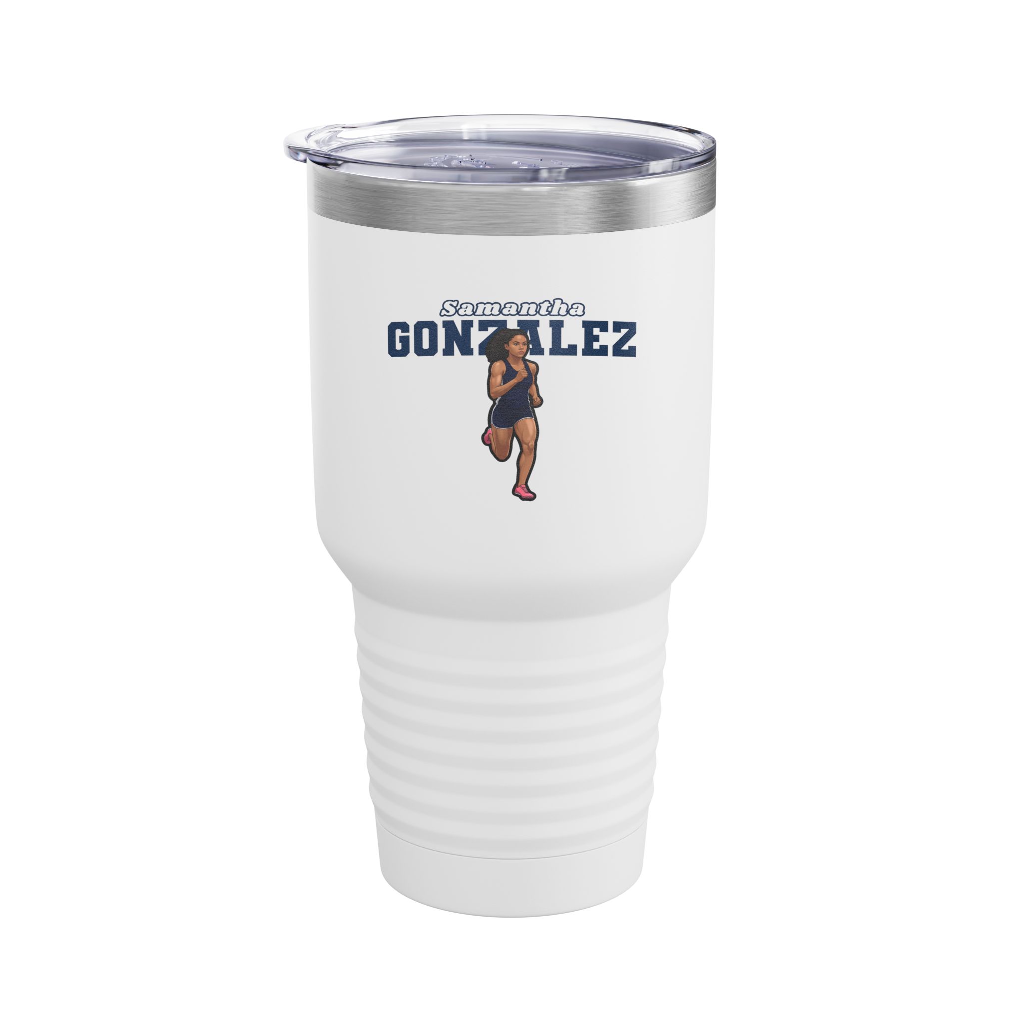 30oz Tumbler — character_name_arch in White