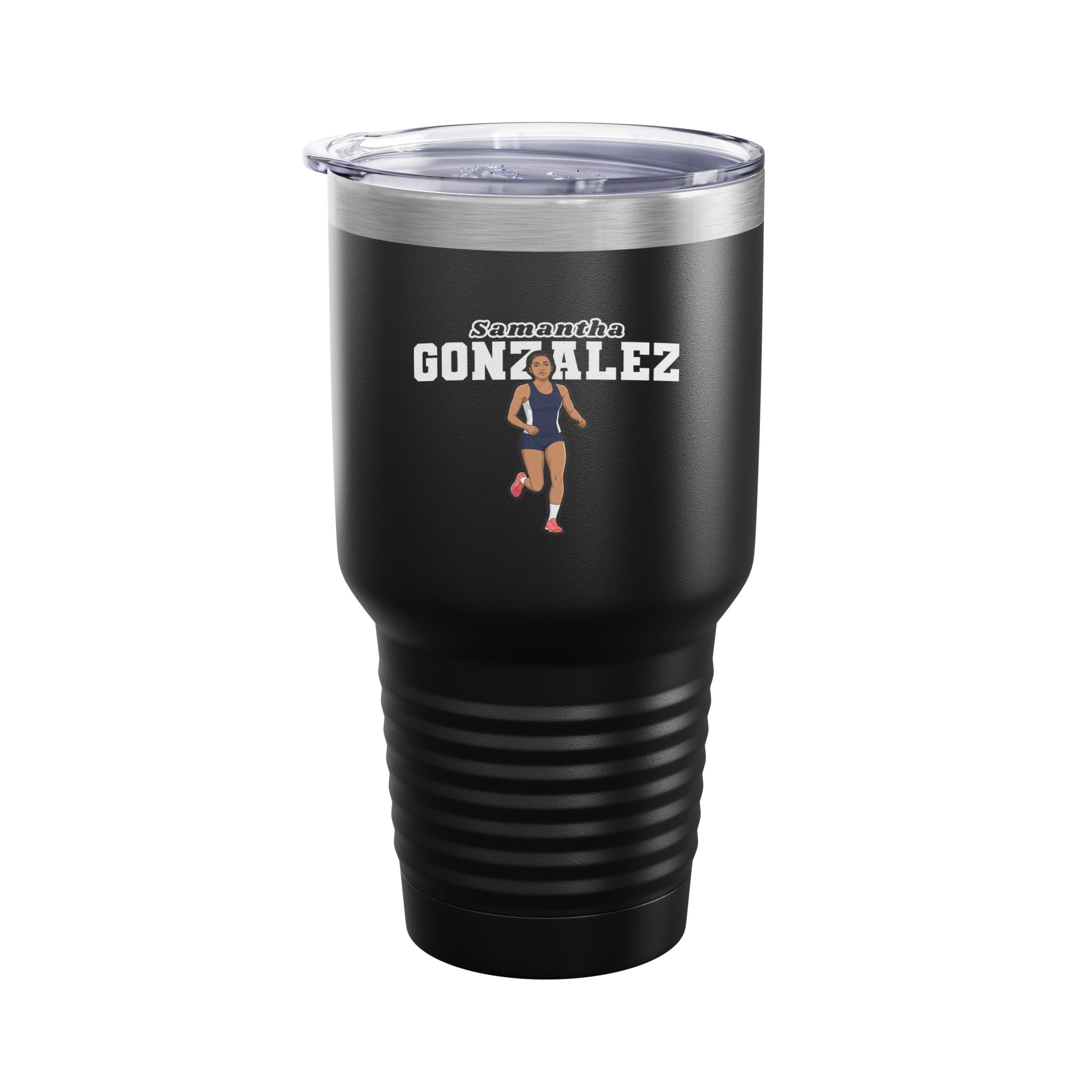 30oz Tumbler — character_name_arch in Black