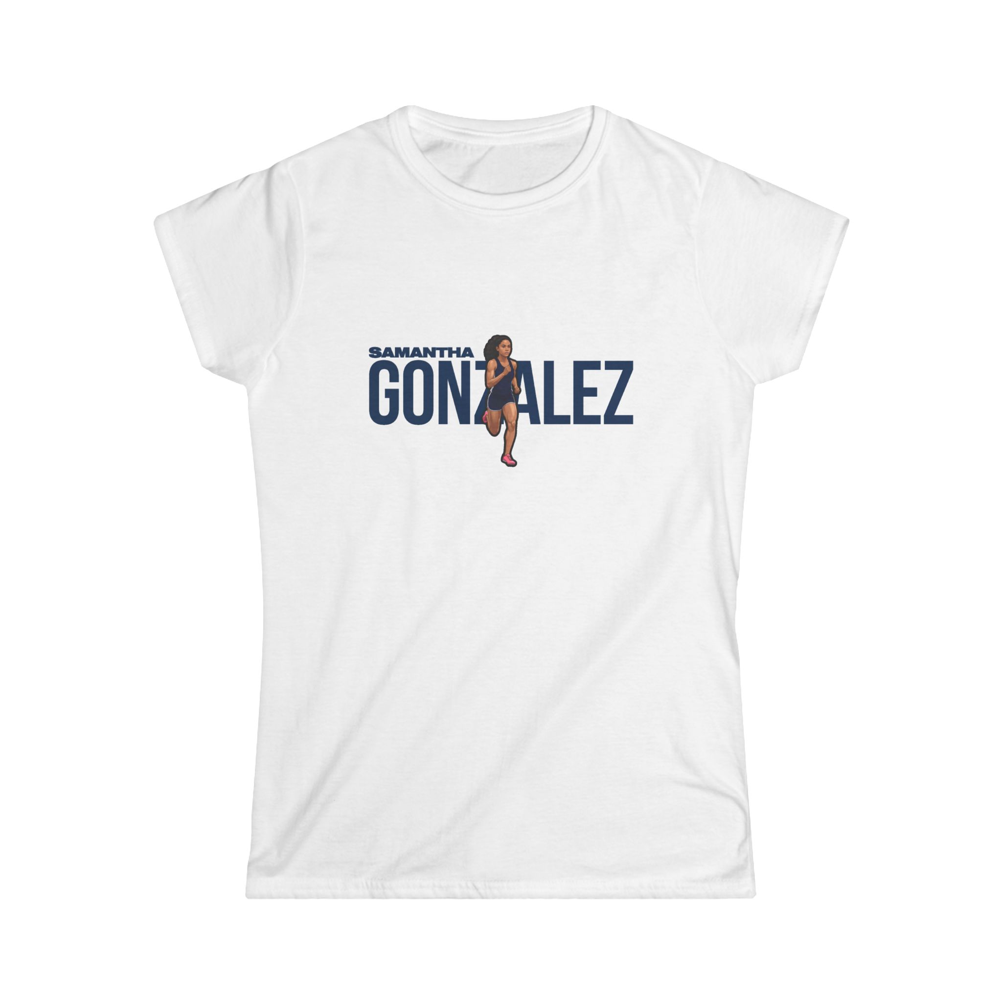 Women's Softstyle Tee — character_player_name in White