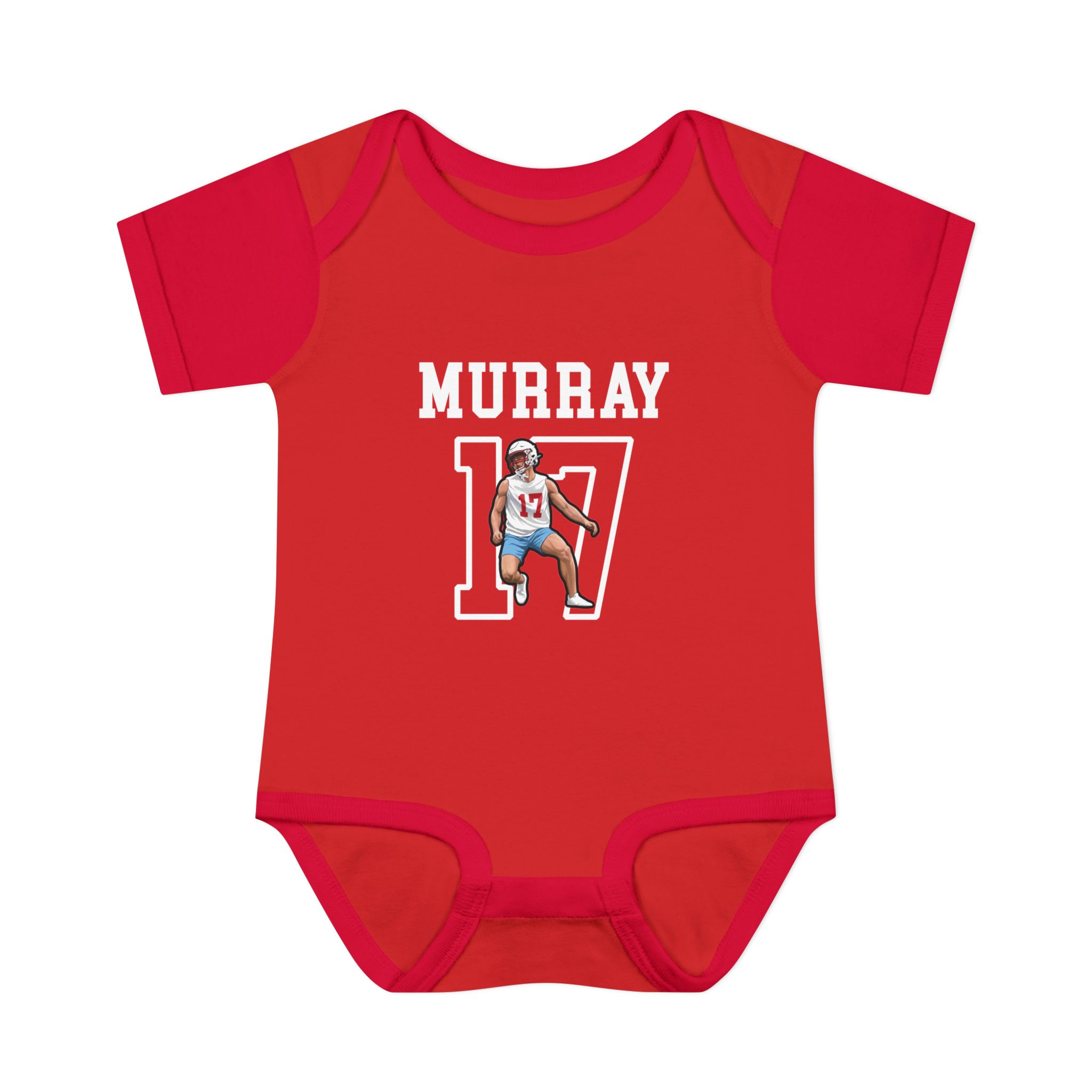 Baby Onesie — character_shirsey in Red