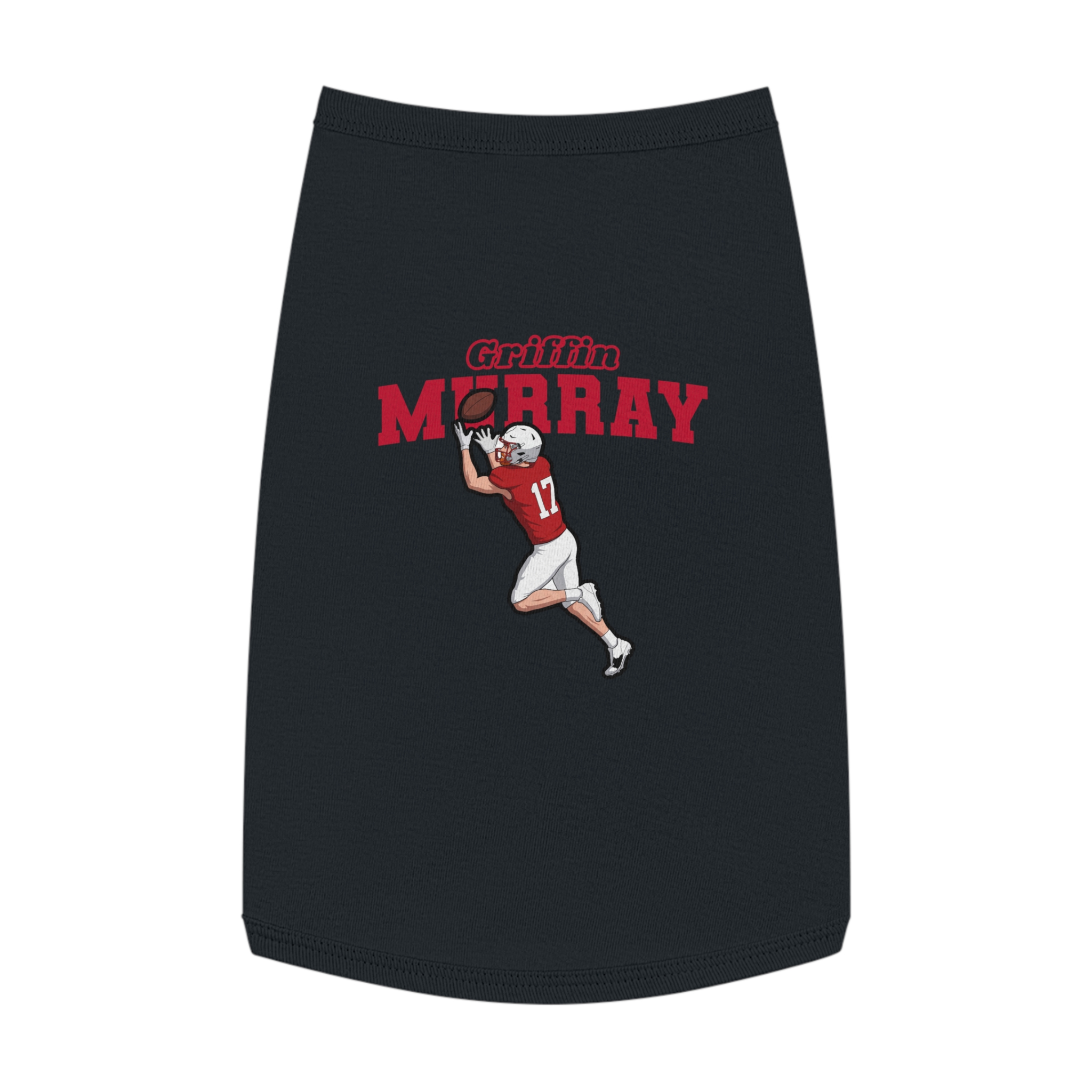 Pet Tank Top — character_name_arch in White