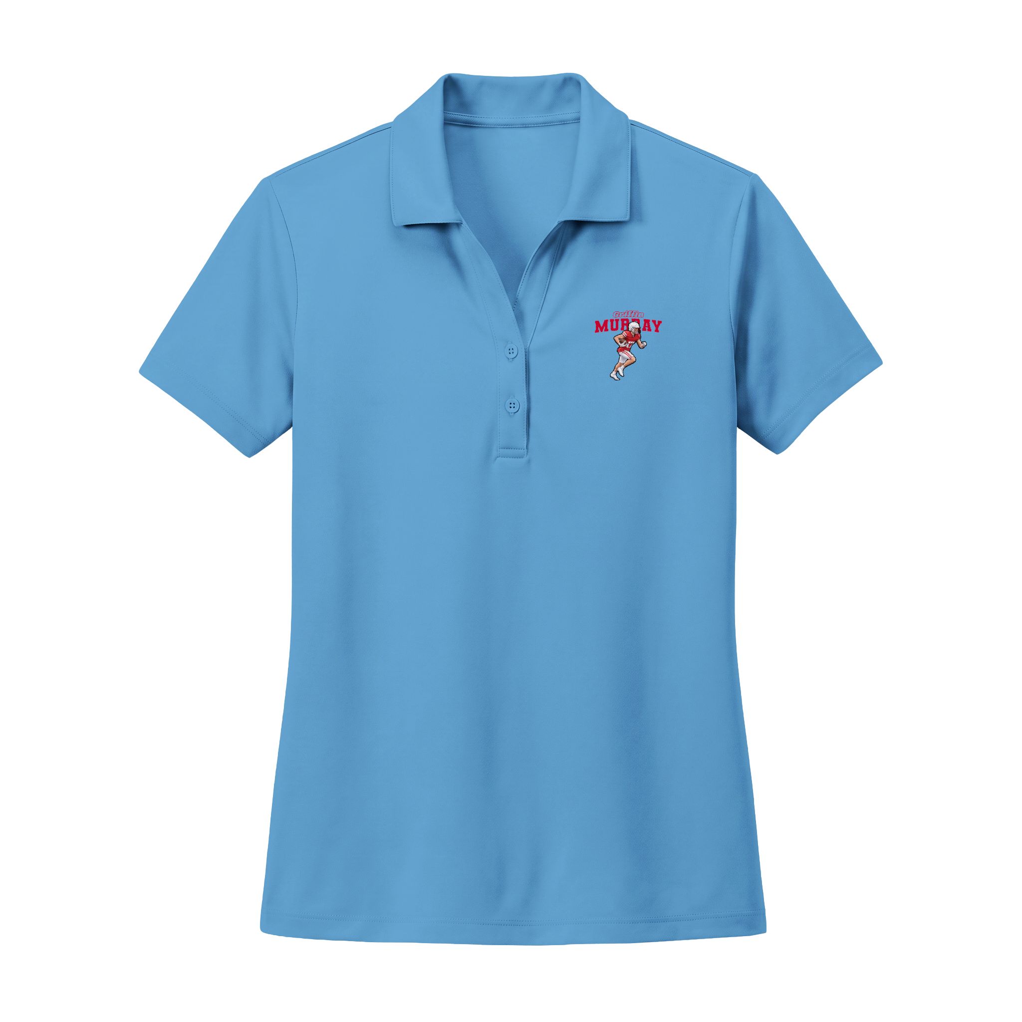Women's Polo — character_name_arch in Blue