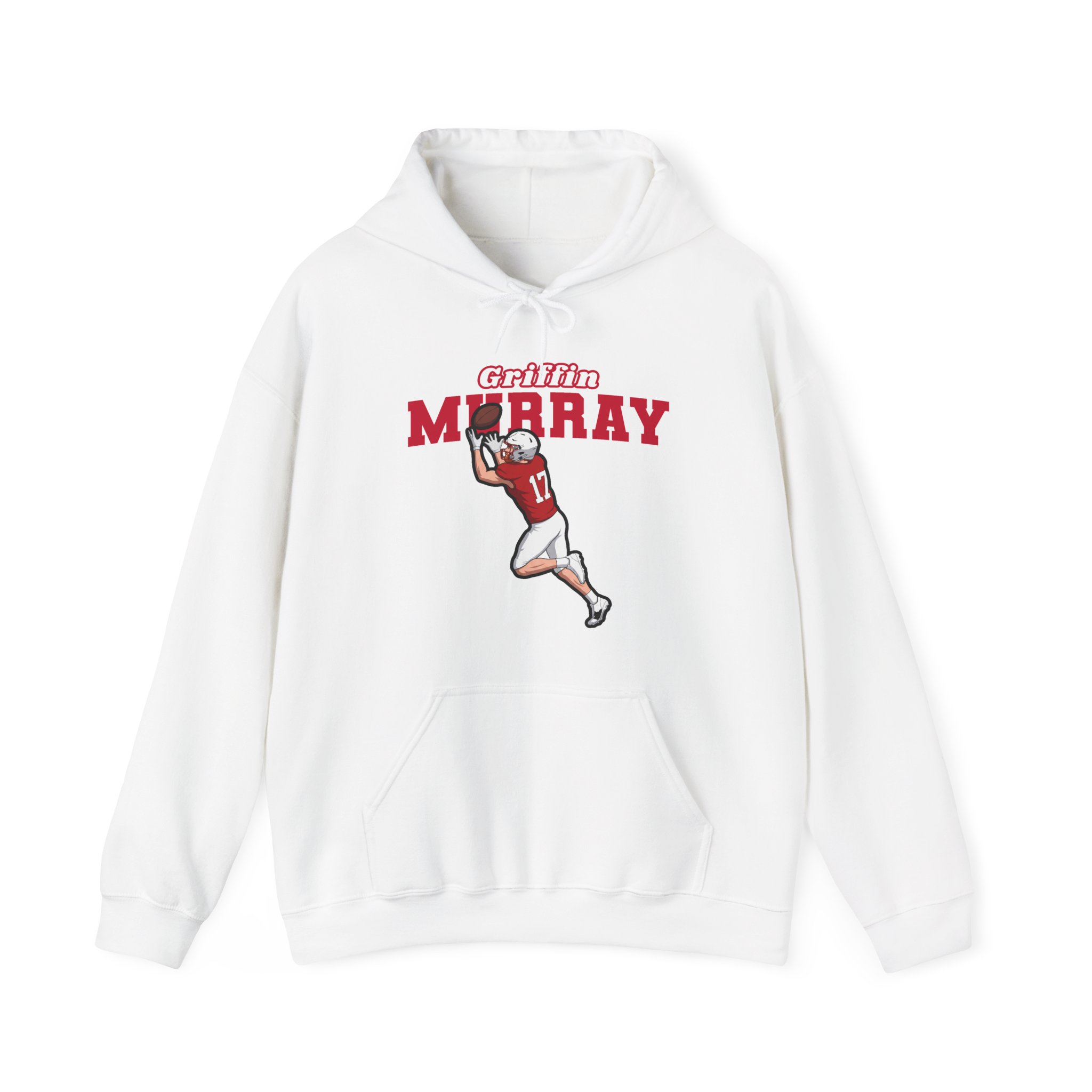 Hoodie — character_name_arch in White
