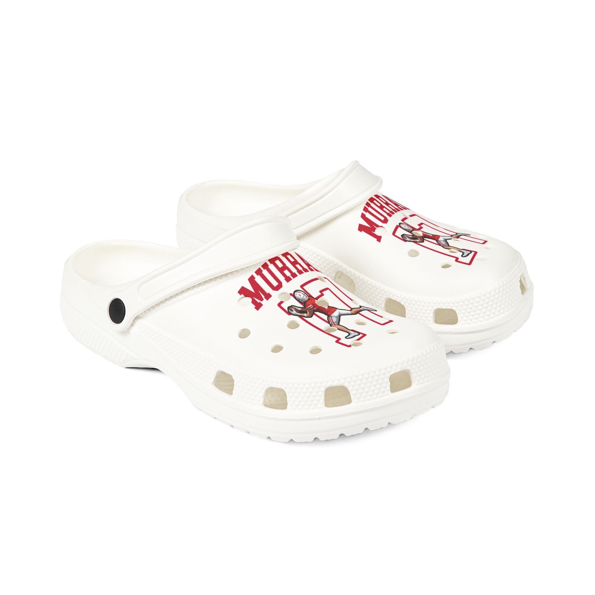 Rubber Clogs — character_shirsey in White