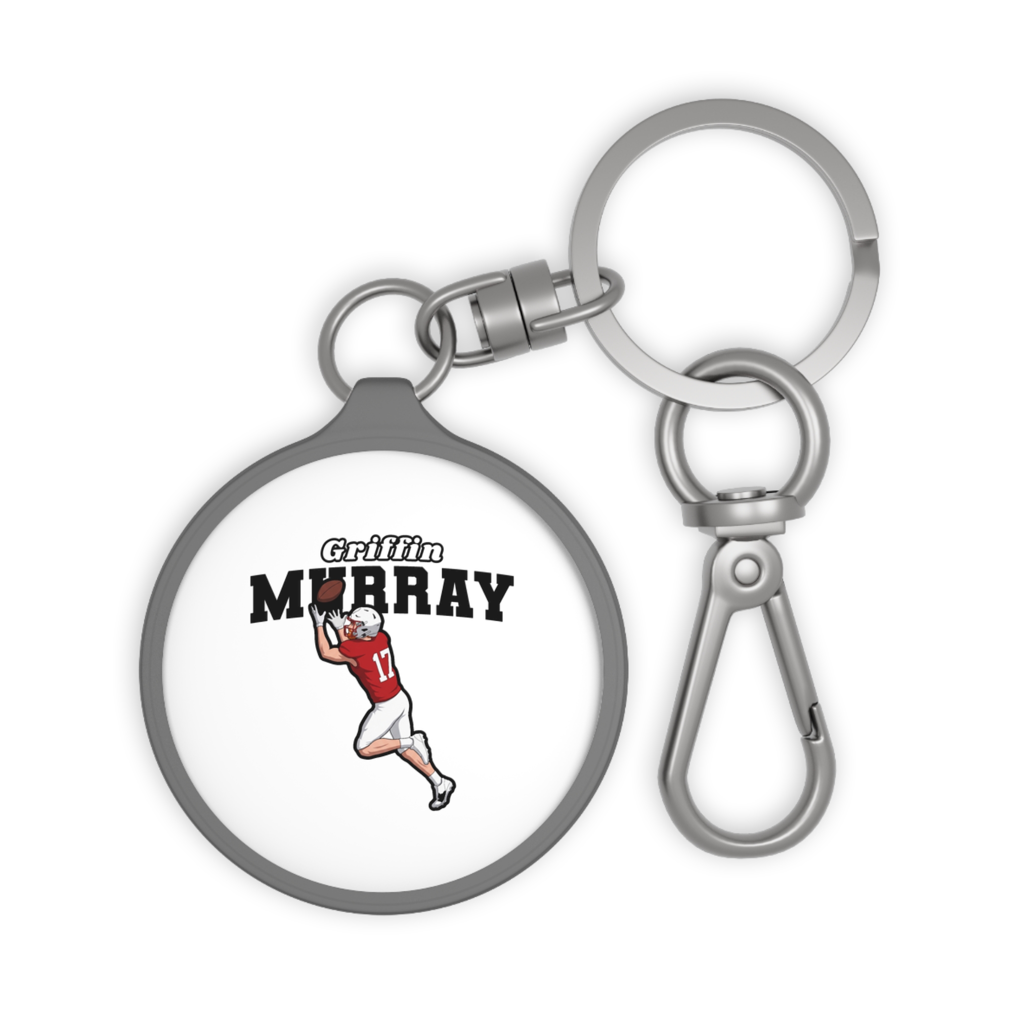 Keychain — character_name_arch in Grey
