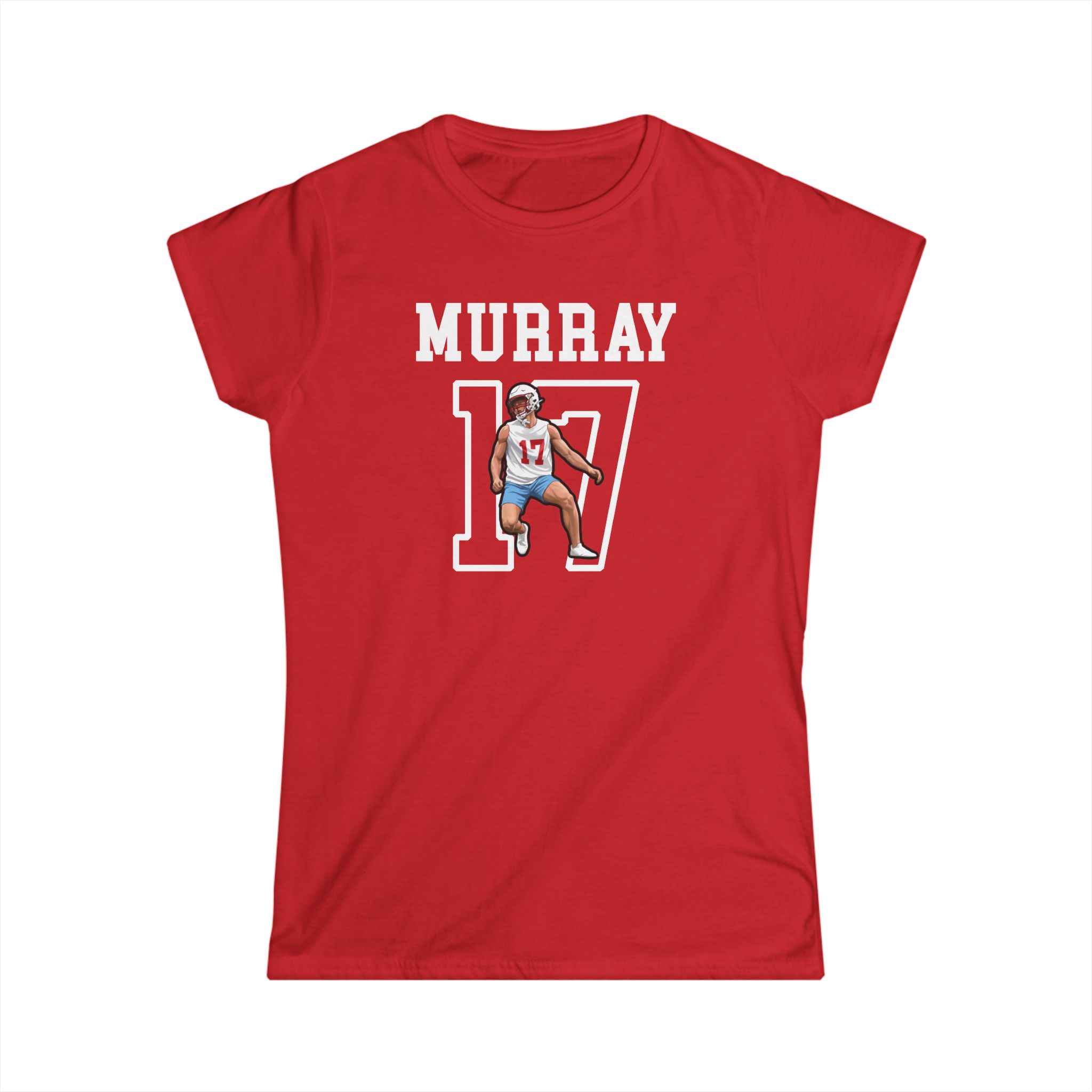 Women's Softstyle Tee — character_shirsey in Red