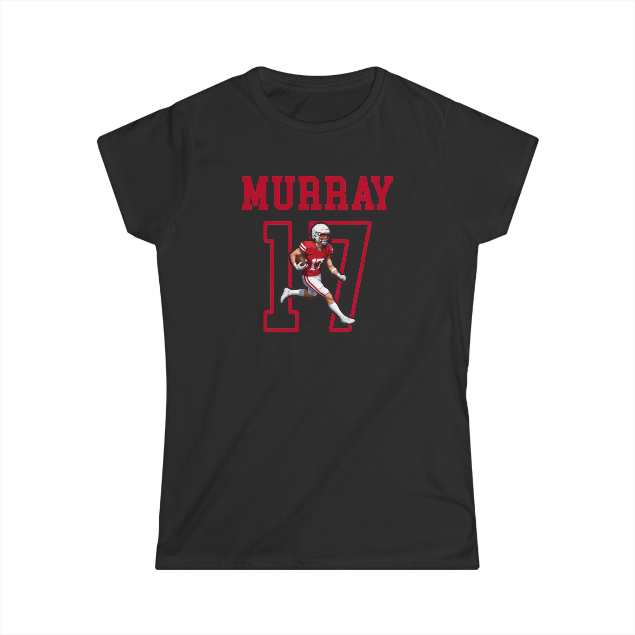 Women's Softstyle Tee — character_shirsey in Black