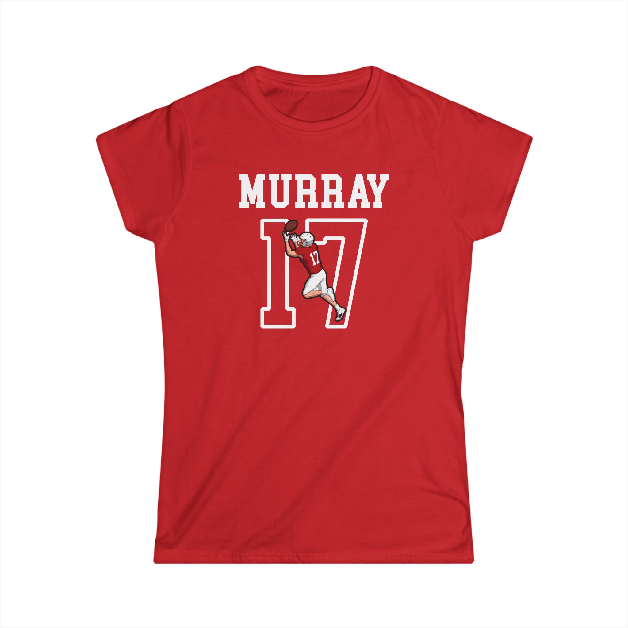 Women's Softstyle Tee — character_shirsey in Red