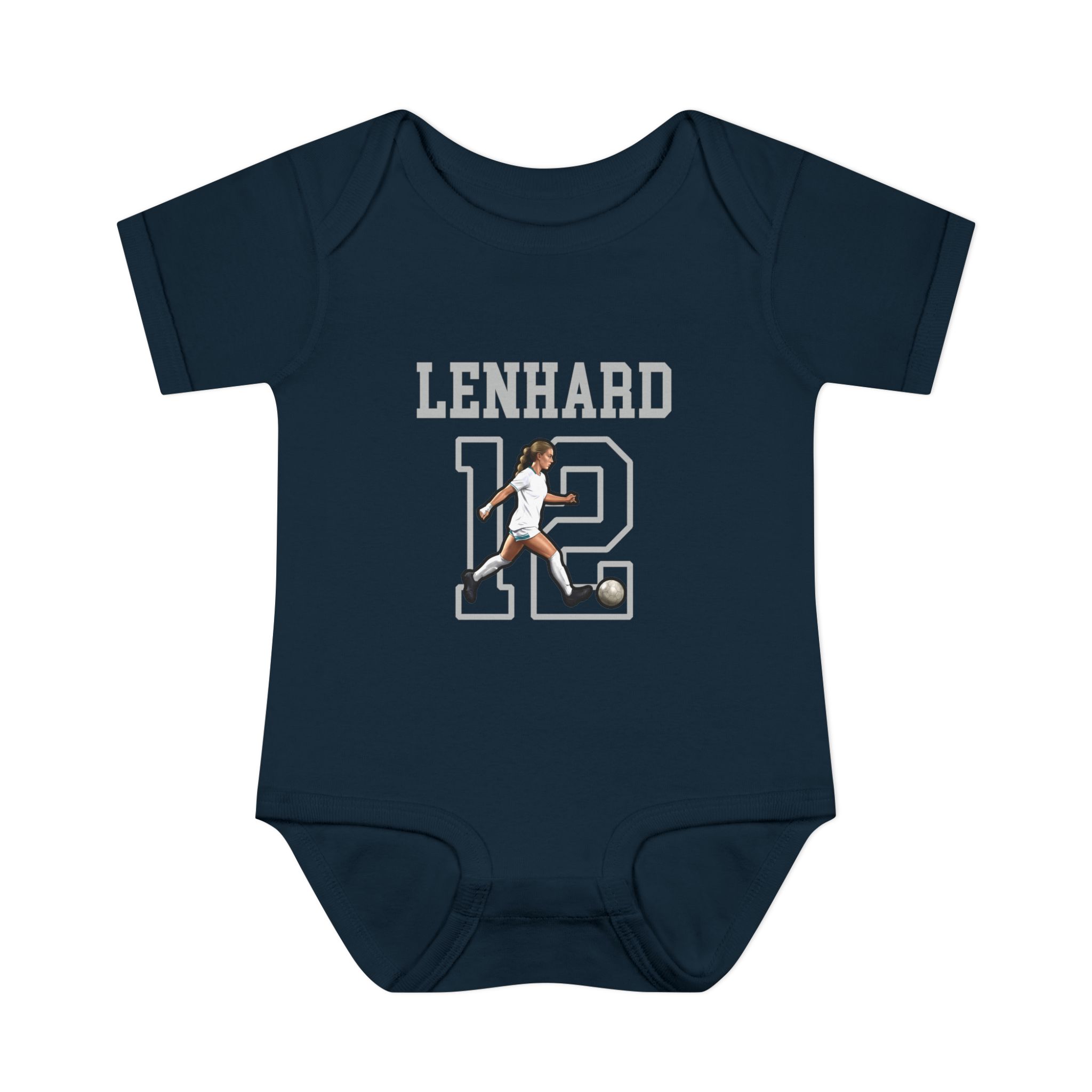 Baby Onesie — character_shirsey in Navy