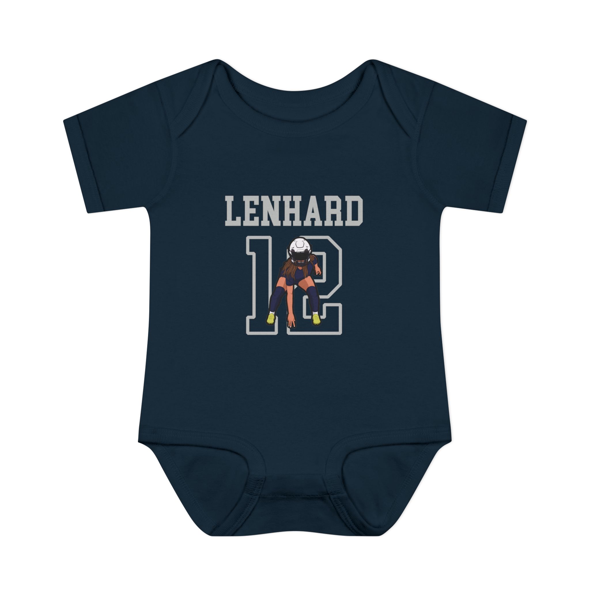 Baby Onesie — character_shirsey in Navy