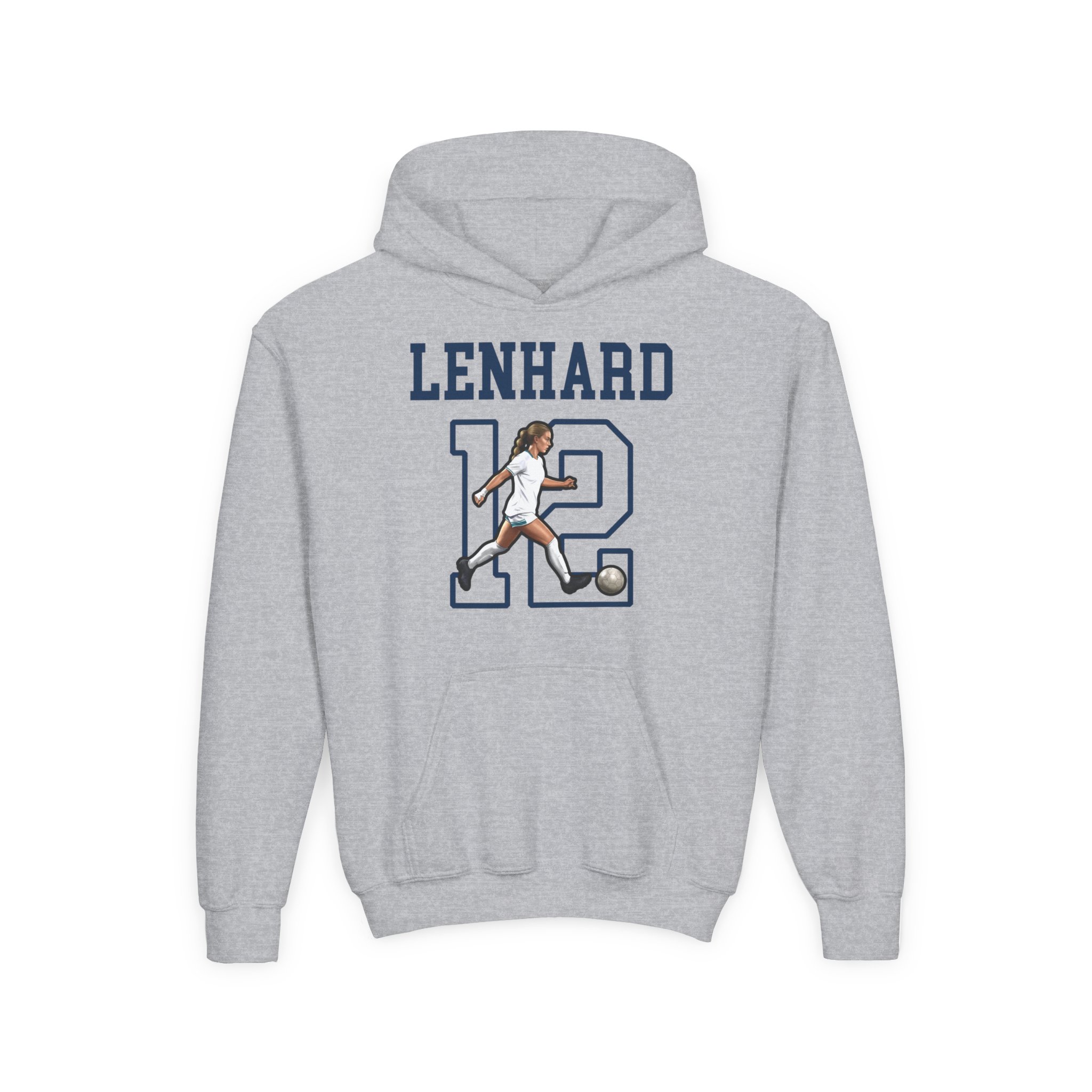 Youth Hoodie — character_shirsey in Grey