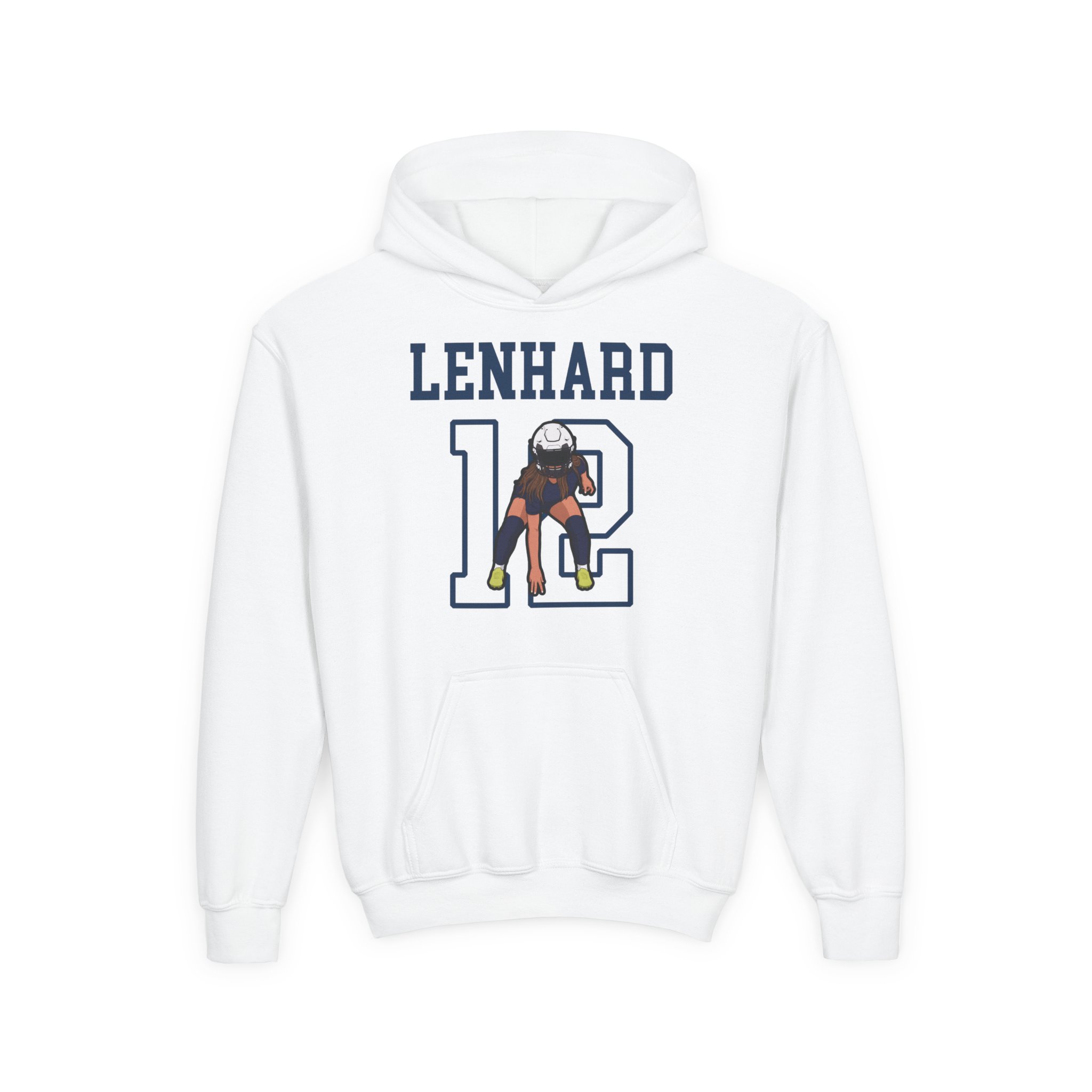 Youth Hoodie — character_shirsey in White