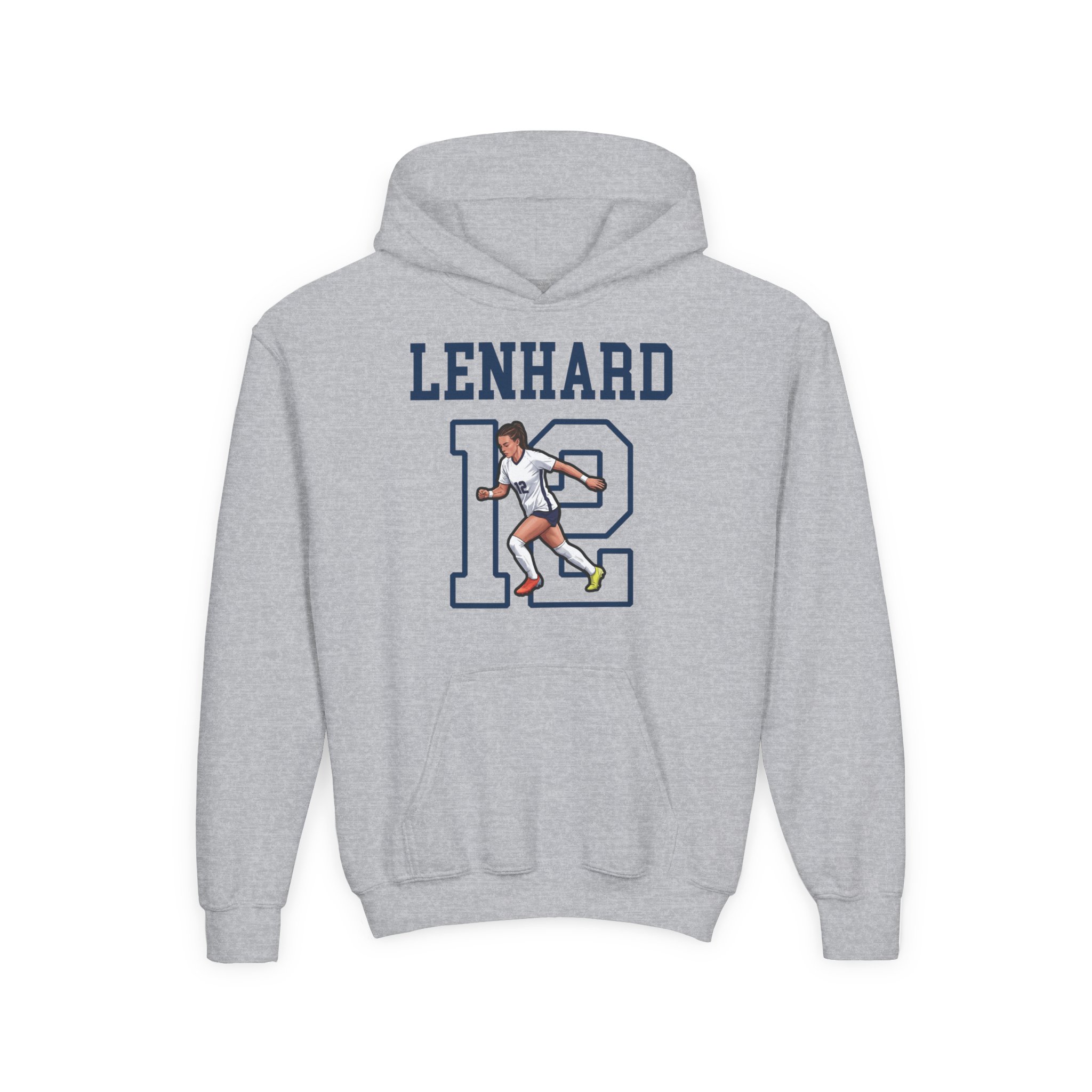 Youth Hoodie — character_shirsey in Grey