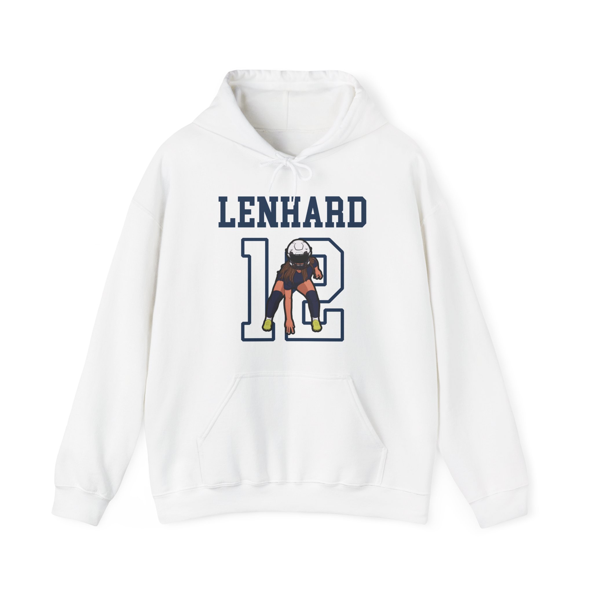 Hoodie — character_shirsey in White
