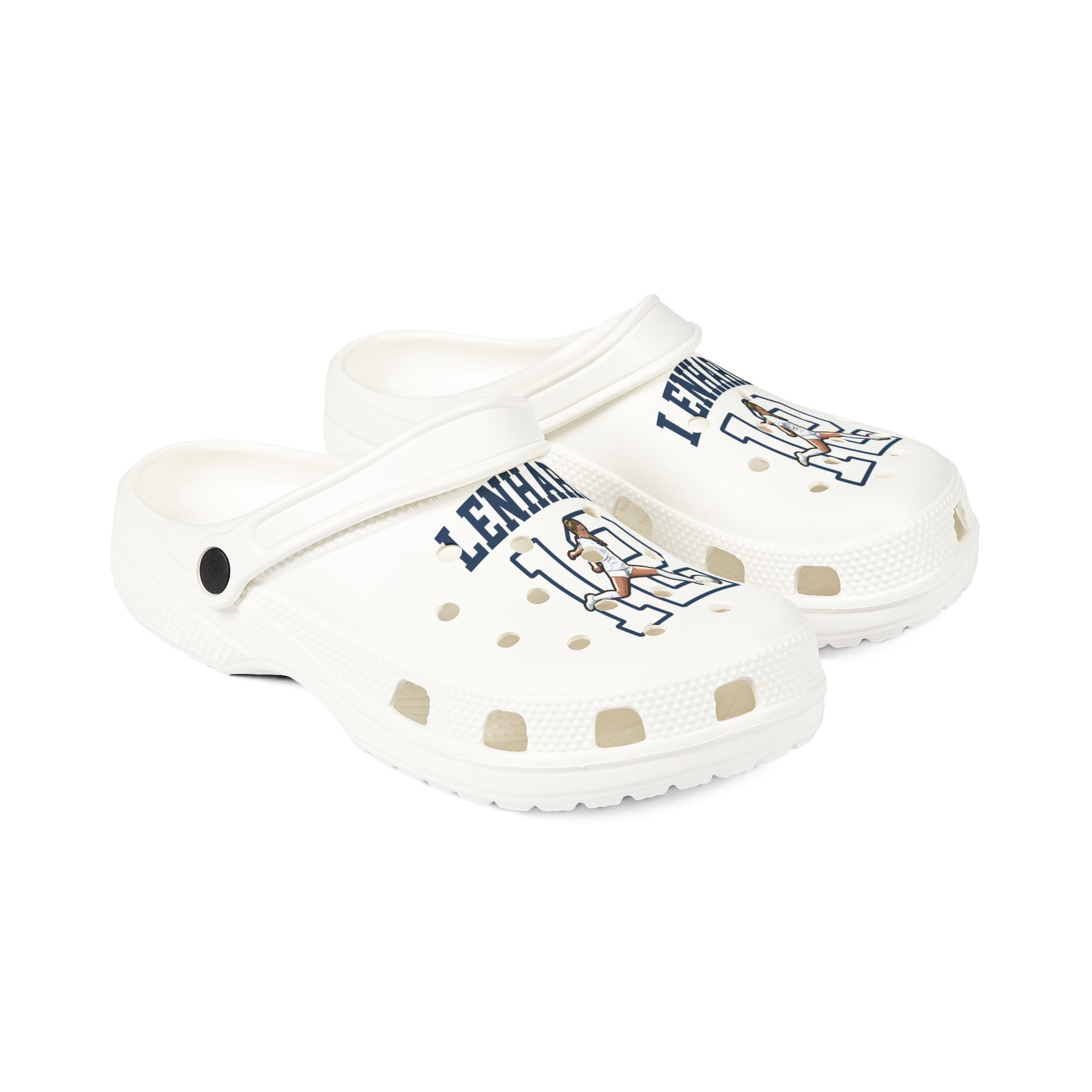 Rubber Clogs — character_shirsey in White