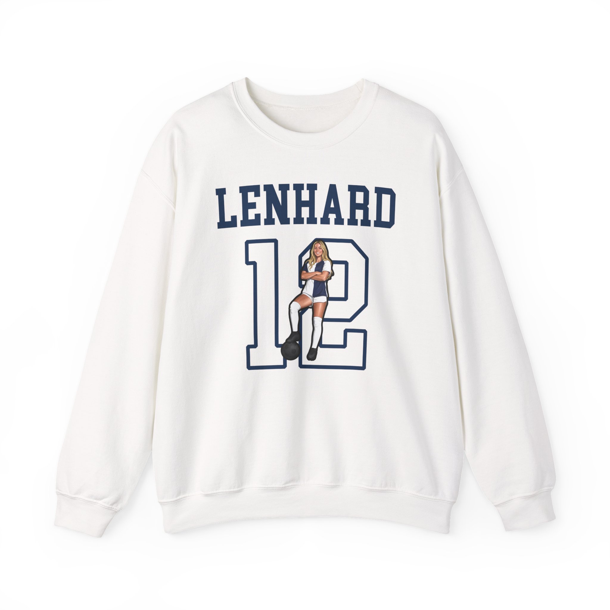 Crewneck Sweatshirt — character_shirsey in White