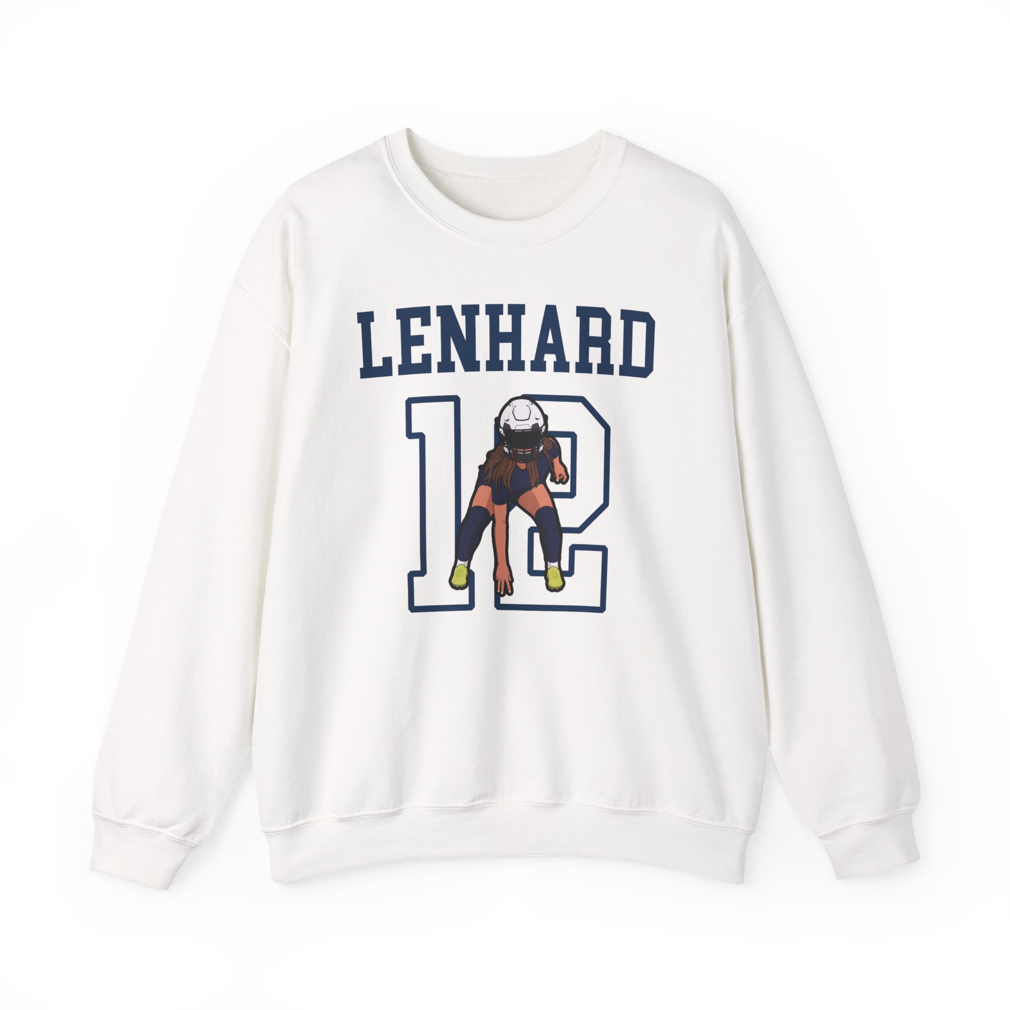Crewneck Sweatshirt — character_shirsey in White