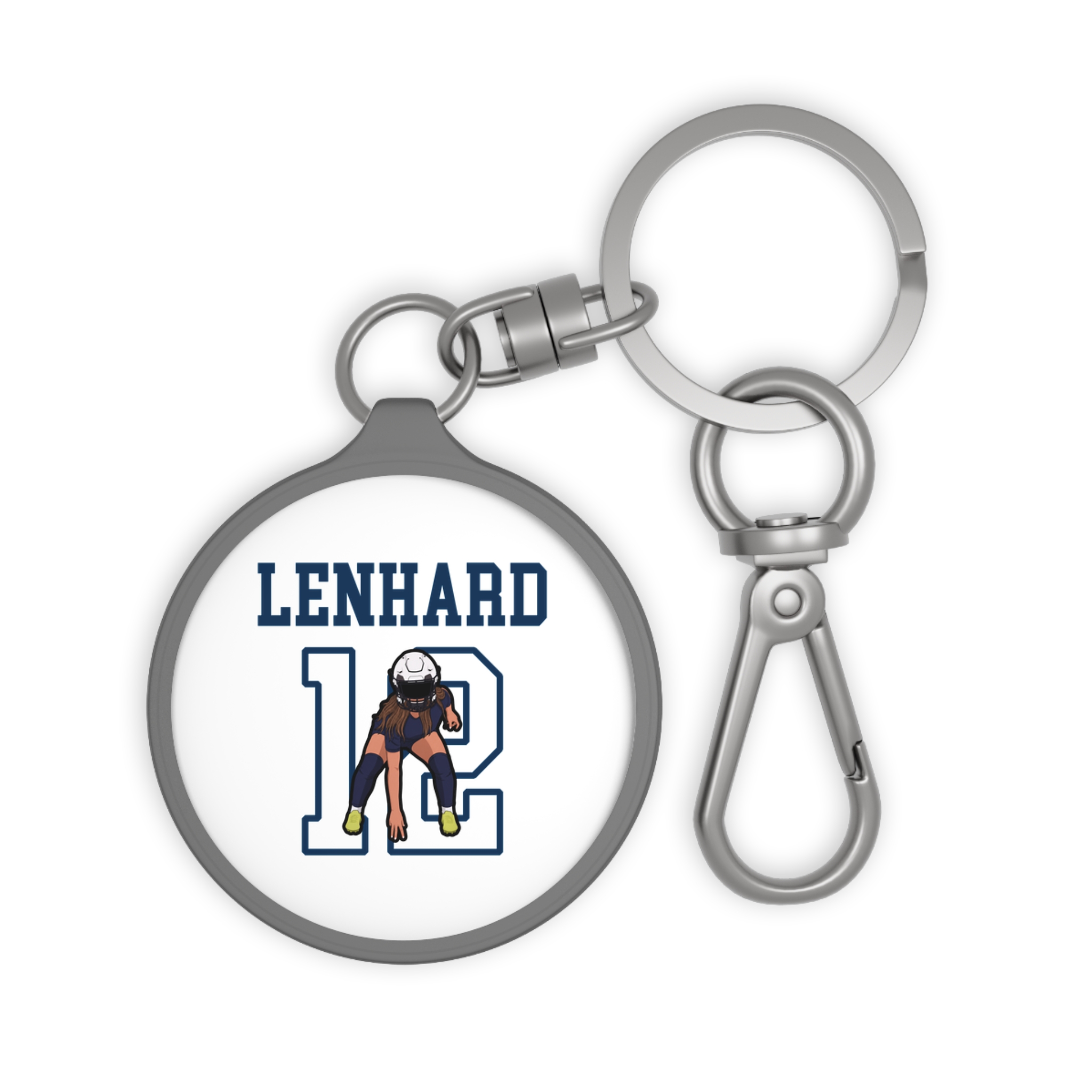 Keychain — character_shirsey in Grey