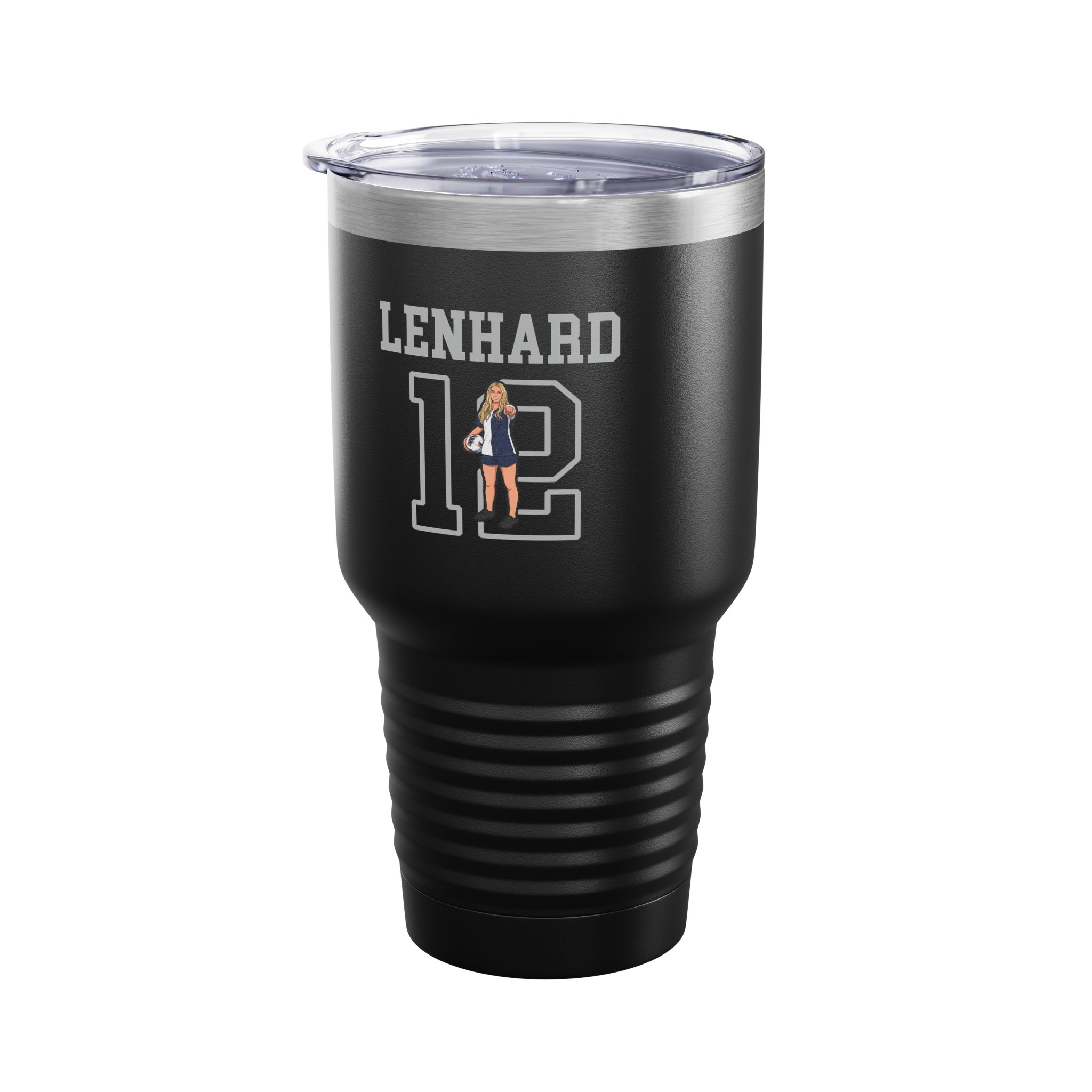 30oz Tumbler — character_shirsey in Black