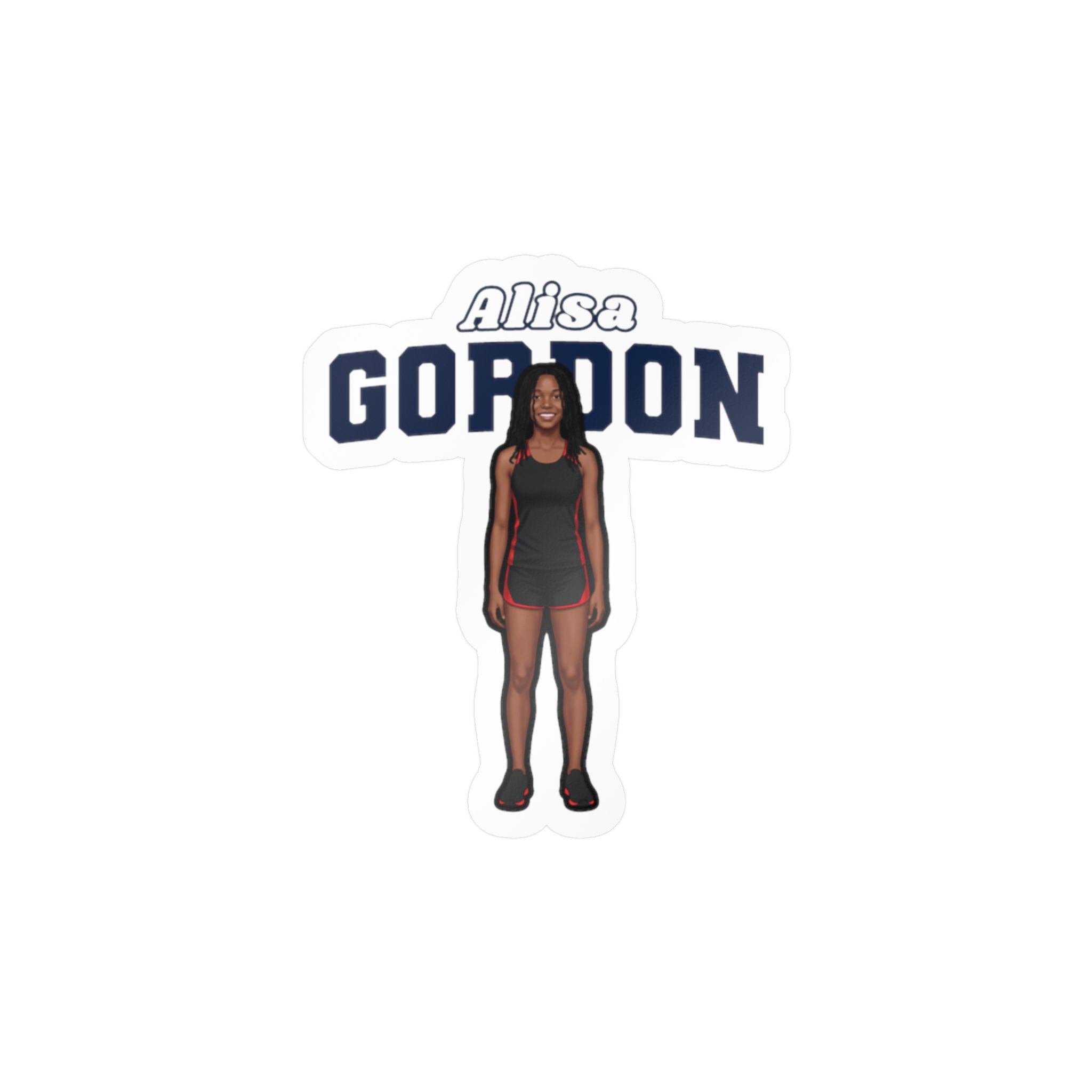 Vinyl Sticker — character_name_arch in Classic
