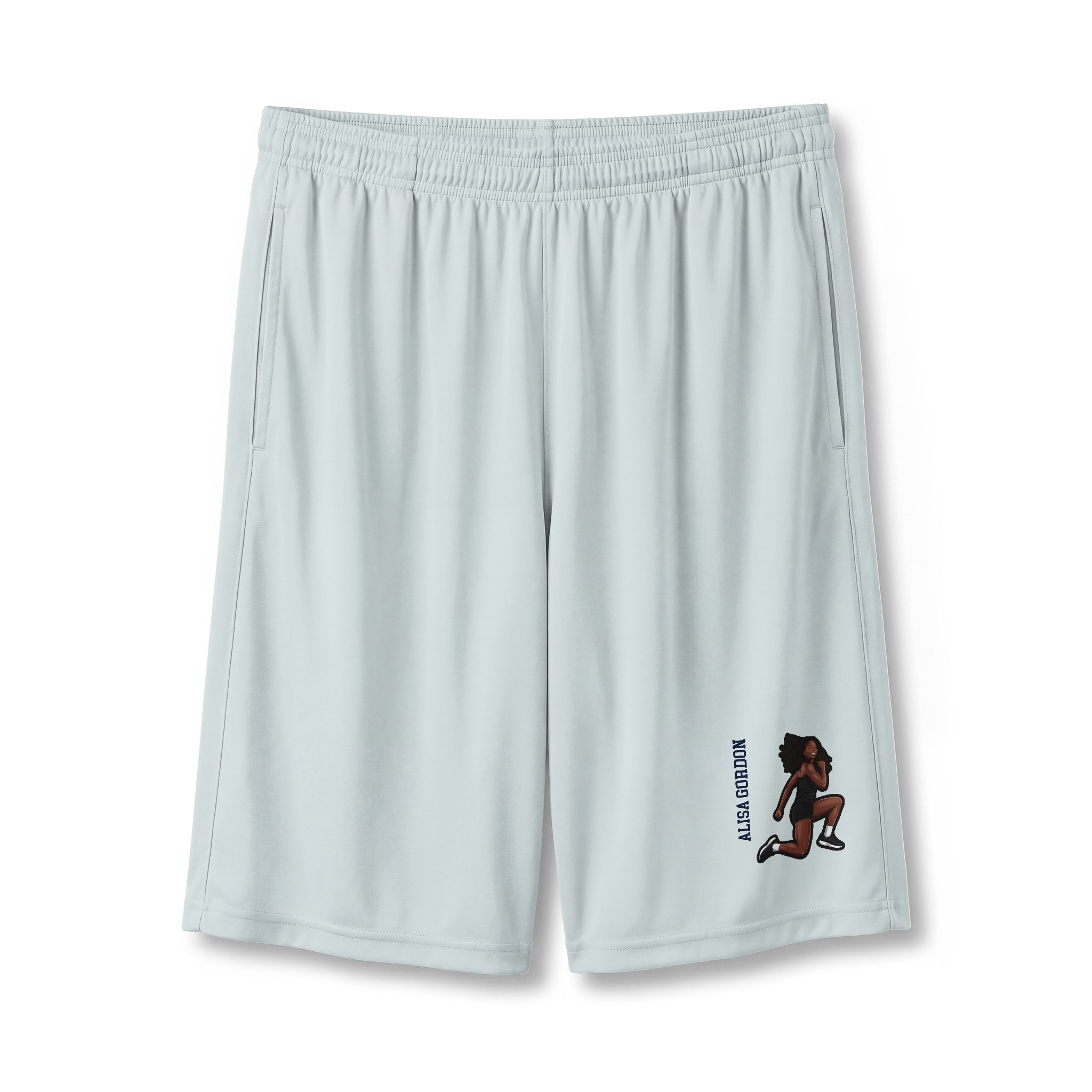 Shorts — character_name_vertical in Silver