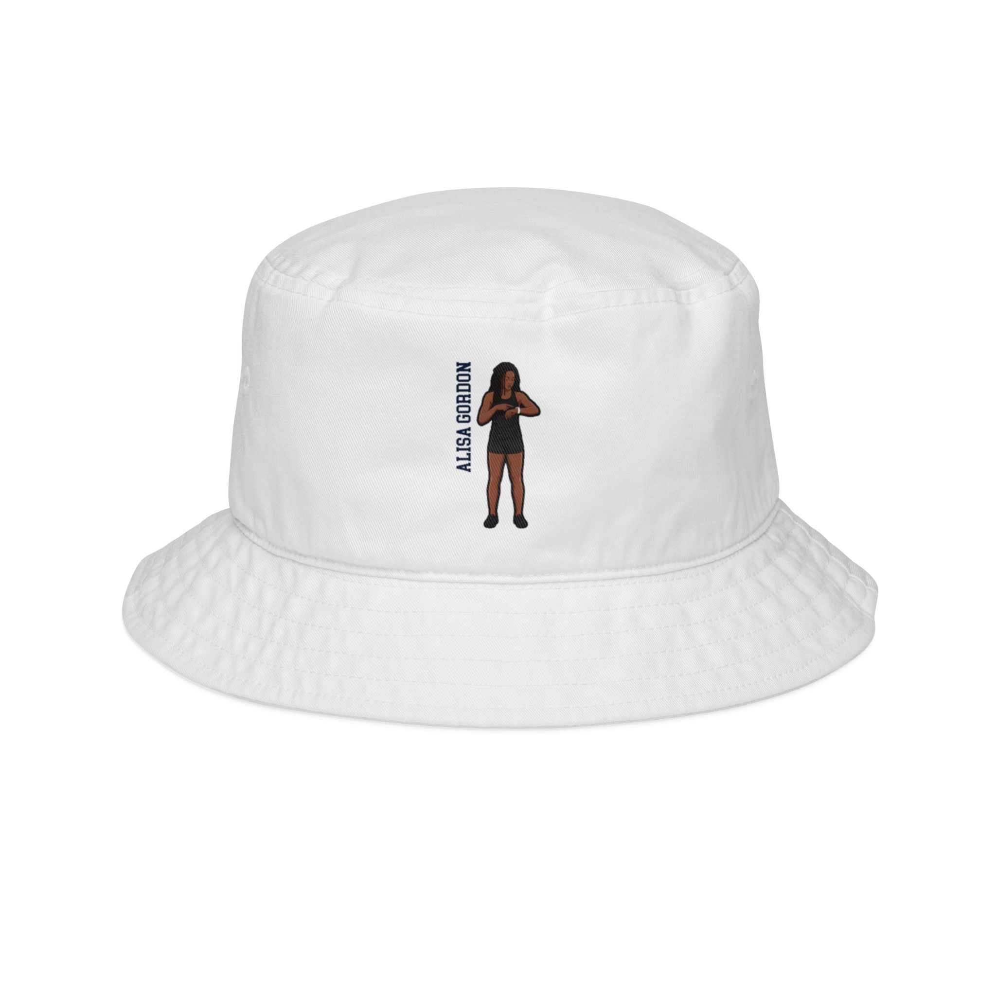 Bucket Hat — character_name_vertical in White