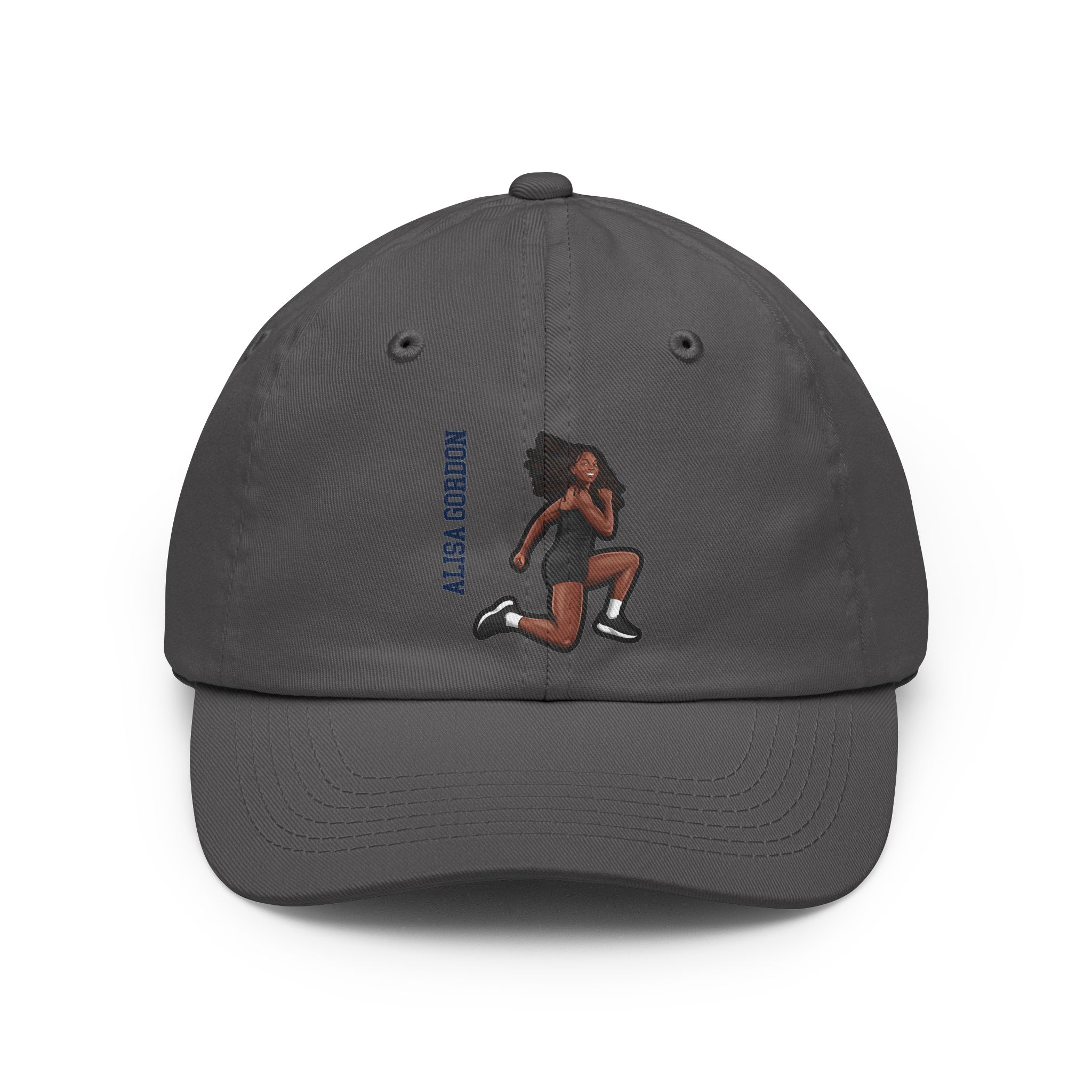 Classic Cap — character_name_vertical in Grey