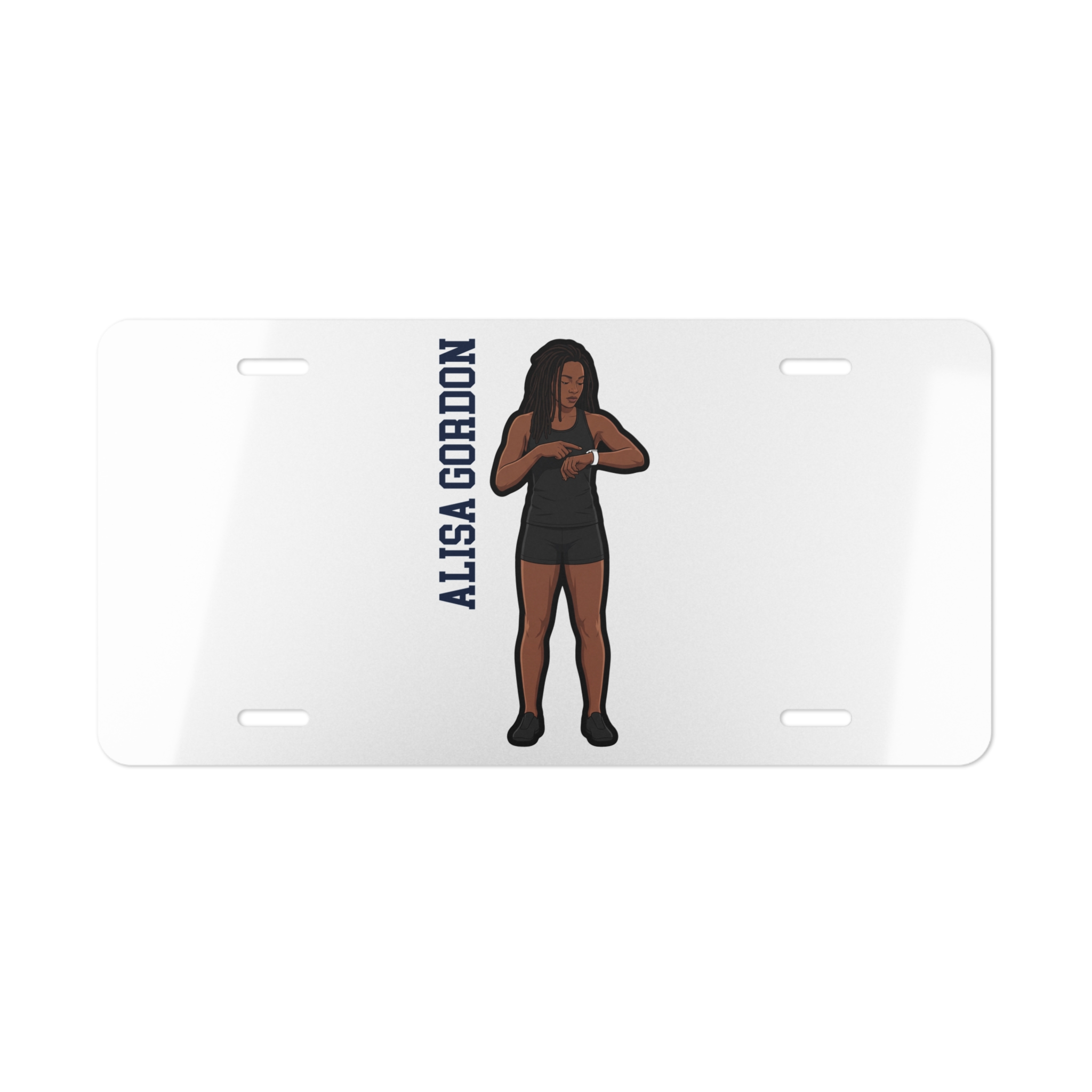 License Plate — character_name_vertical in Classic